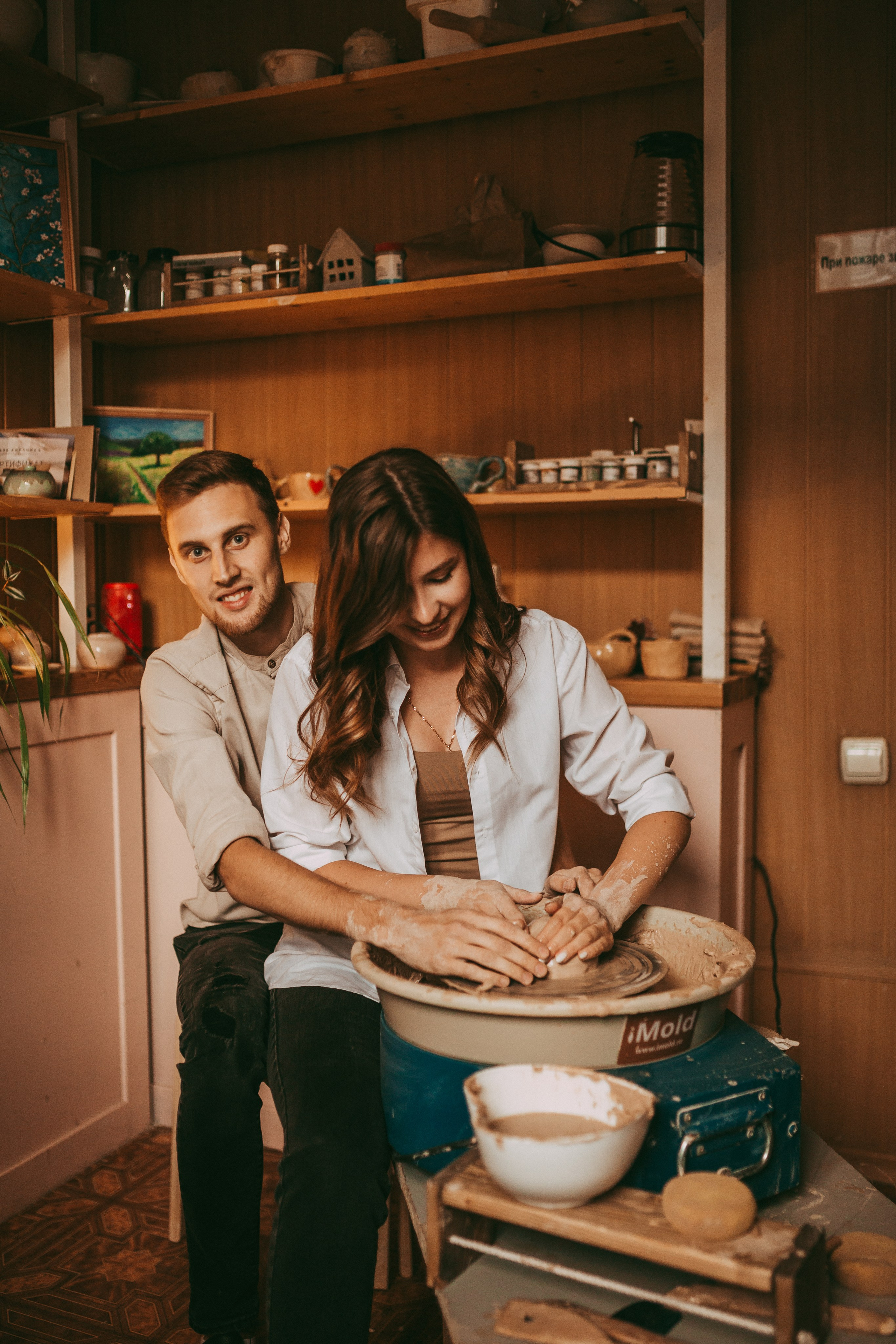 Лав стори в гончарной. Семейный и детский фотограф в Нижнем Новгороде Наумова Лидия