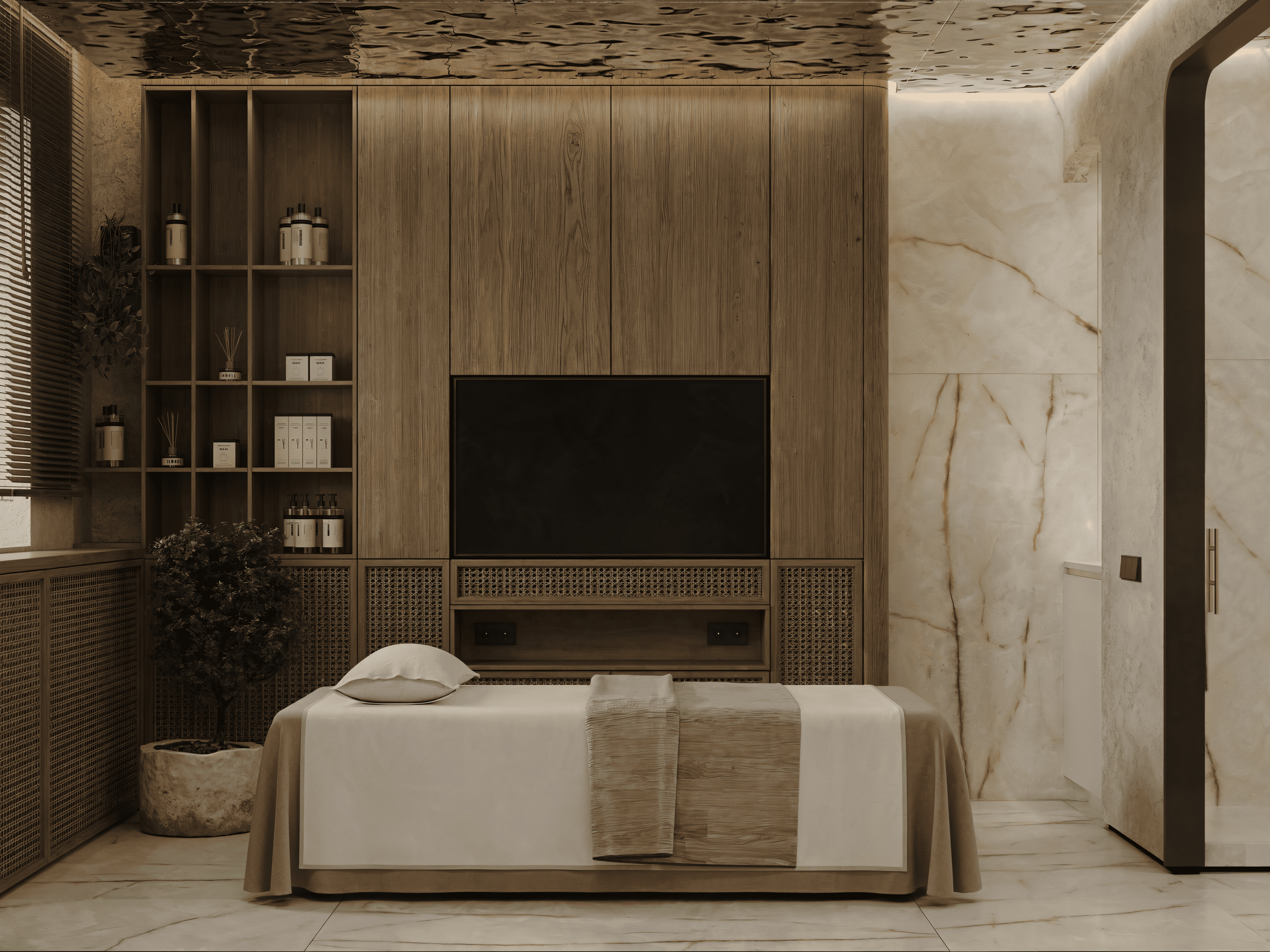 Спа салон IRDO г. Пермь. 3D Визуализация интерьера