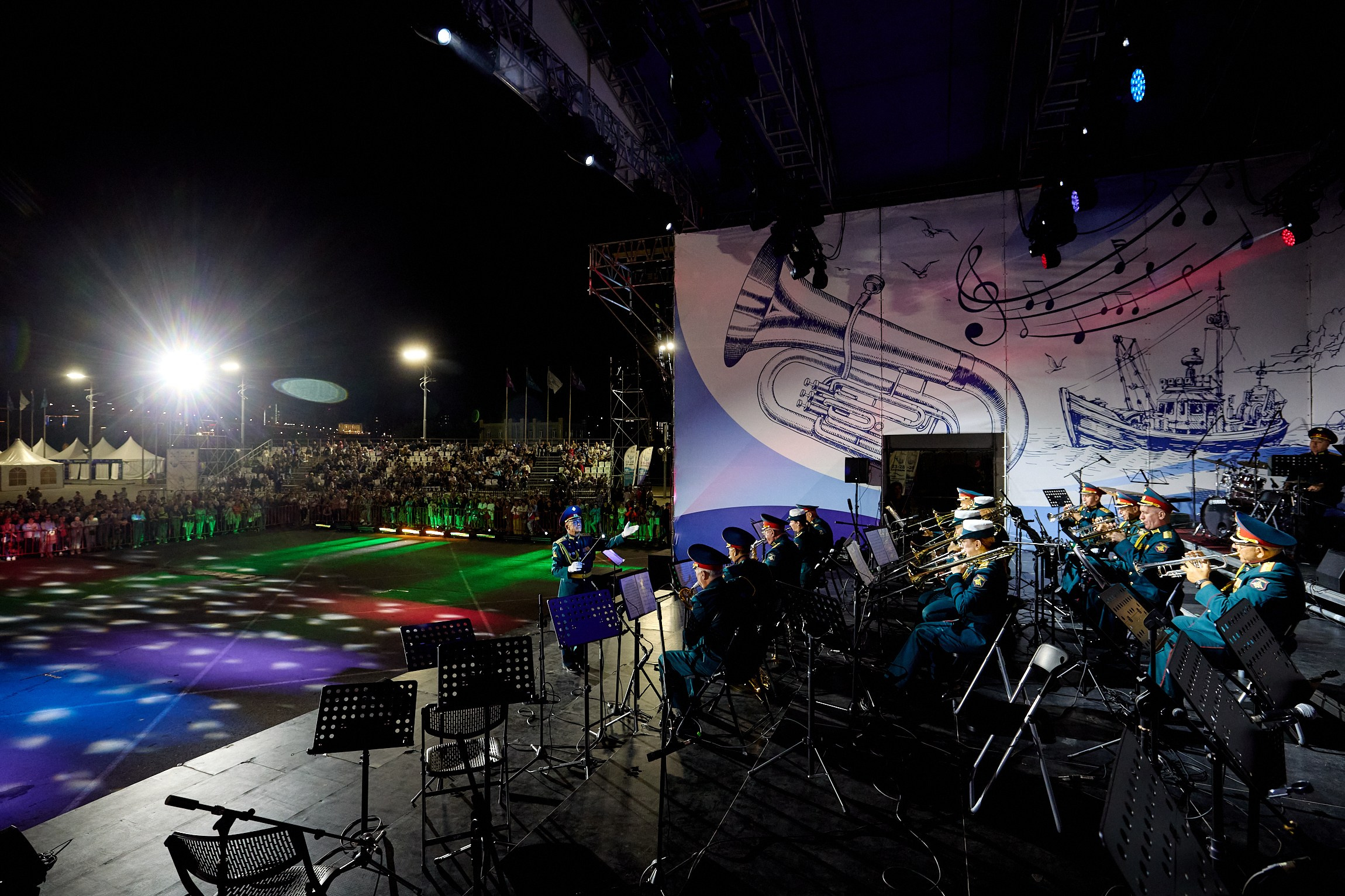 «Тихоокеанские марши» Плац-концерт