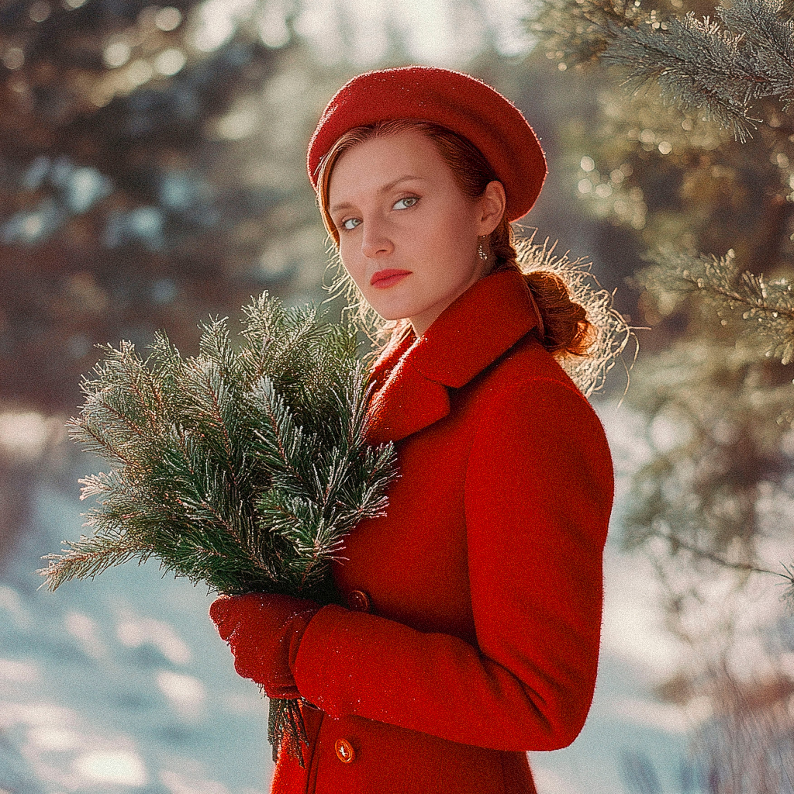 Нейрофотосессия для себя. Девушка с елочкой. ФотоХудожник Харитонова Ирина г. Санкт-Петербург