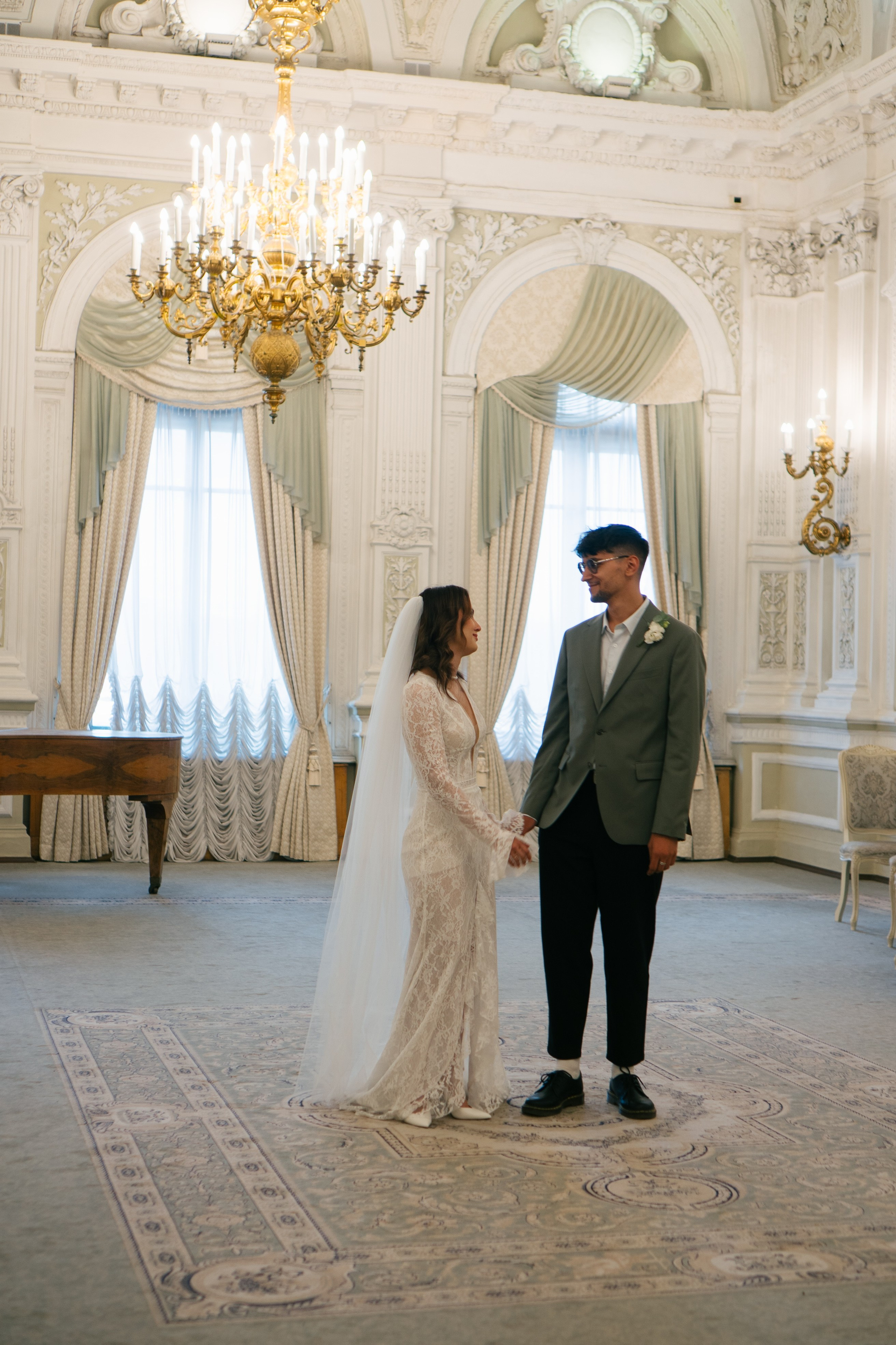 СВАДЕБНАЯ СЬЕМКА В ПЕРВОМ ДВОРЦЕ БРАКОСОЧЕТАНИЯ. Профессиональный фотограф, Санкт-Петербург — Виктория Богомолова