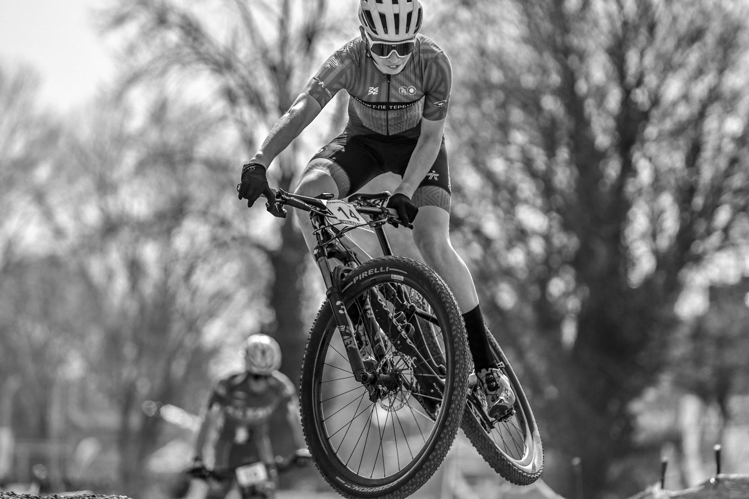 Маунтинбайк, кросс-кантри в Архипо-Осиповке 16 марта 2025. Спортивный фотограф, фотожурналист Павел Ларькин