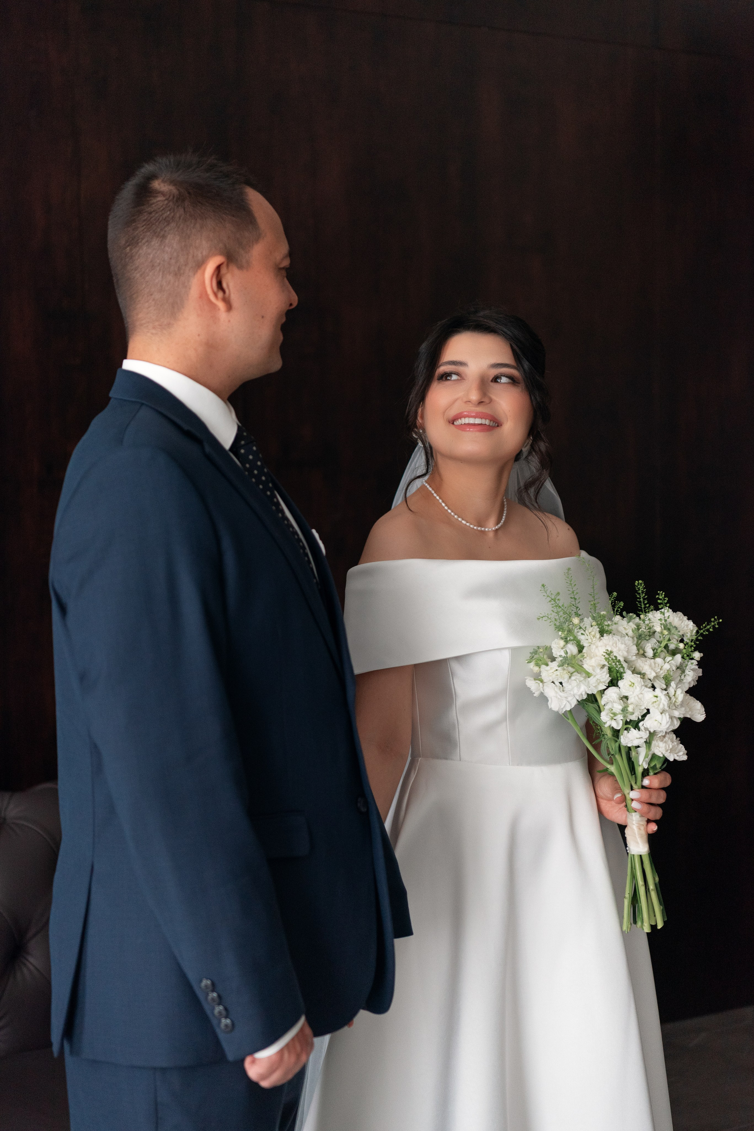 Митинский Дворец Бракосочетания. Нафиса и Фредерик. Ульяна Сёмина, фотограф, Москва