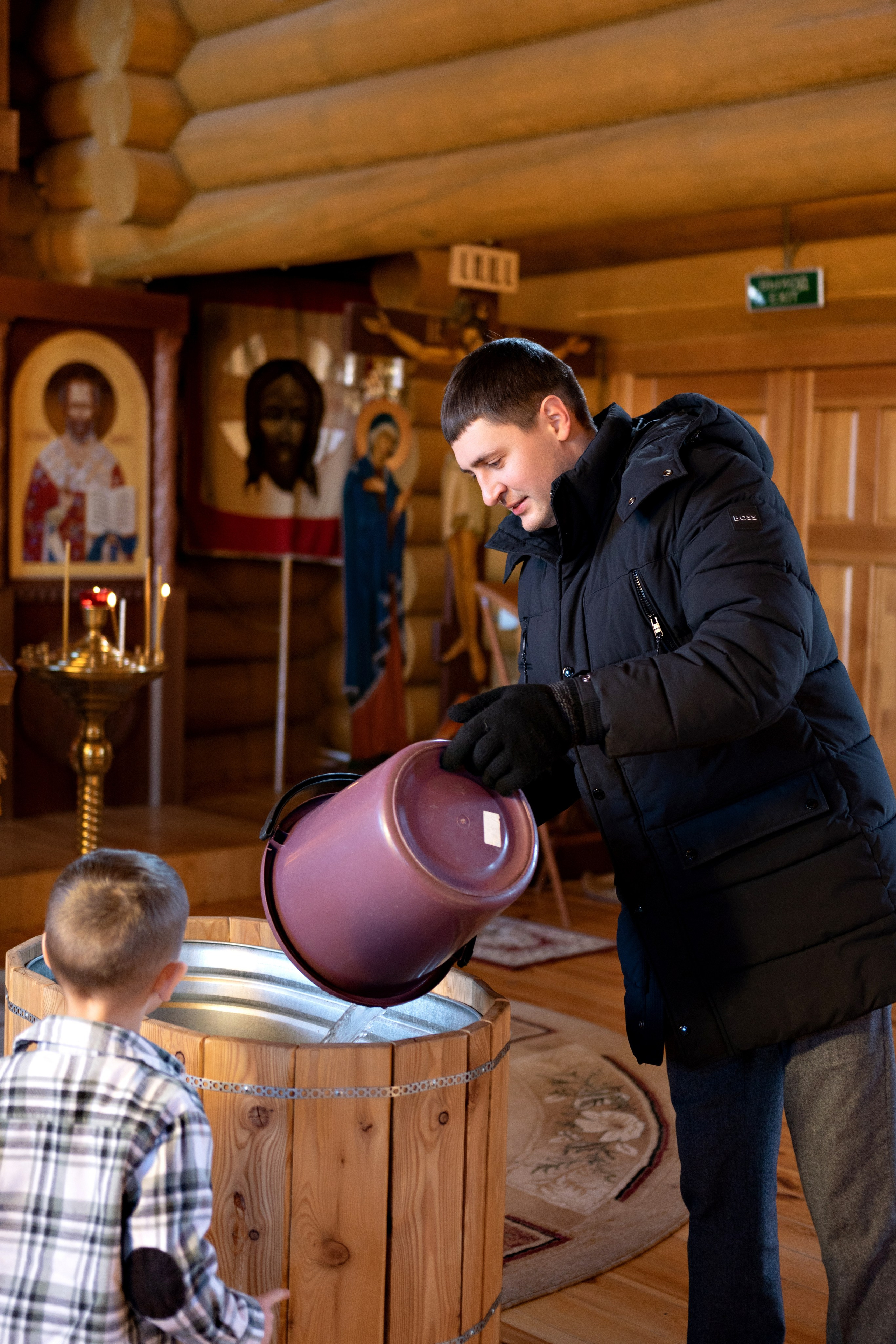 Крещение Даниила. Елена Задорина