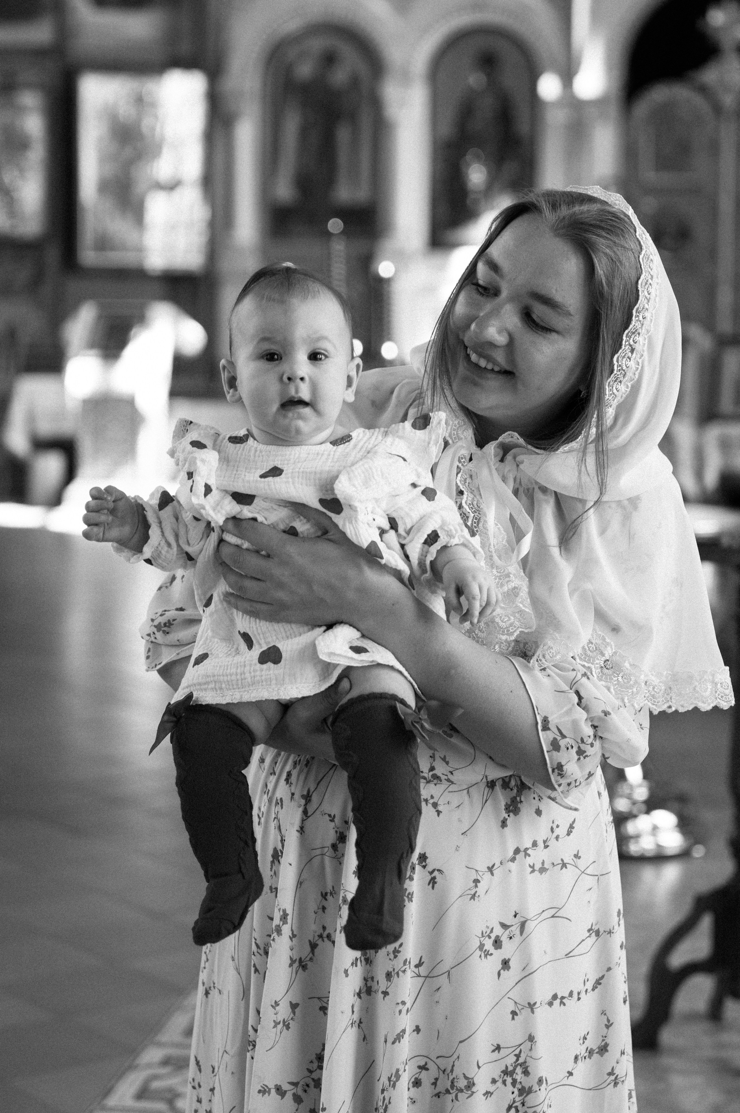 Таинство Крещения Дарьи (Храм Преполовения Пятидесятницы). Фотограф Ярута Оксана / Ростов-на-Дону