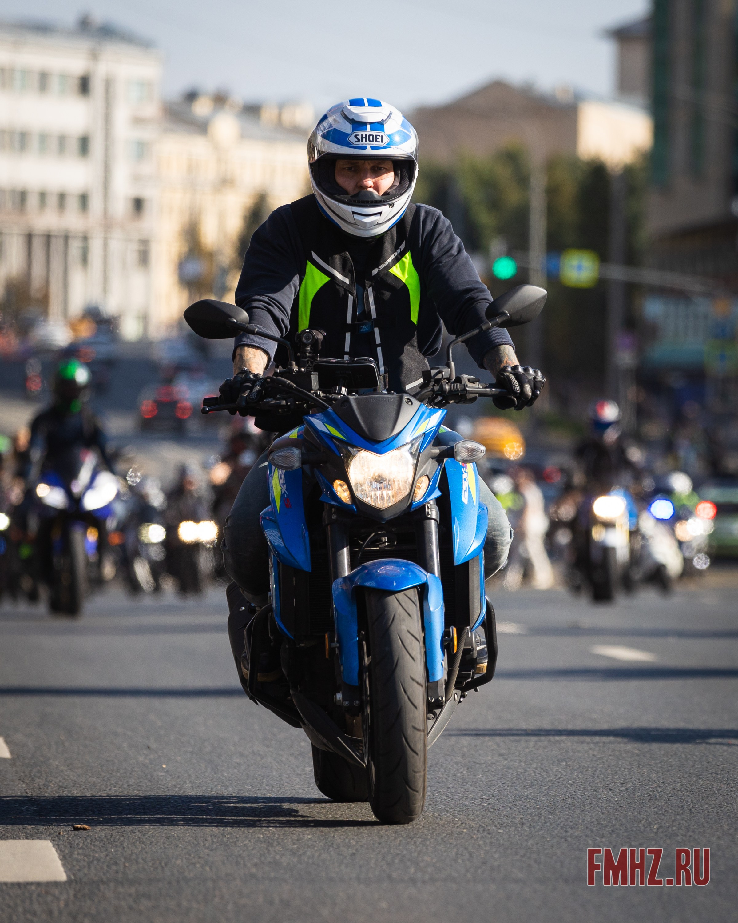 Закрытие Мотосезона 2023 на проспекте Академика Сахарова. Фотограф Владимир Охрименко