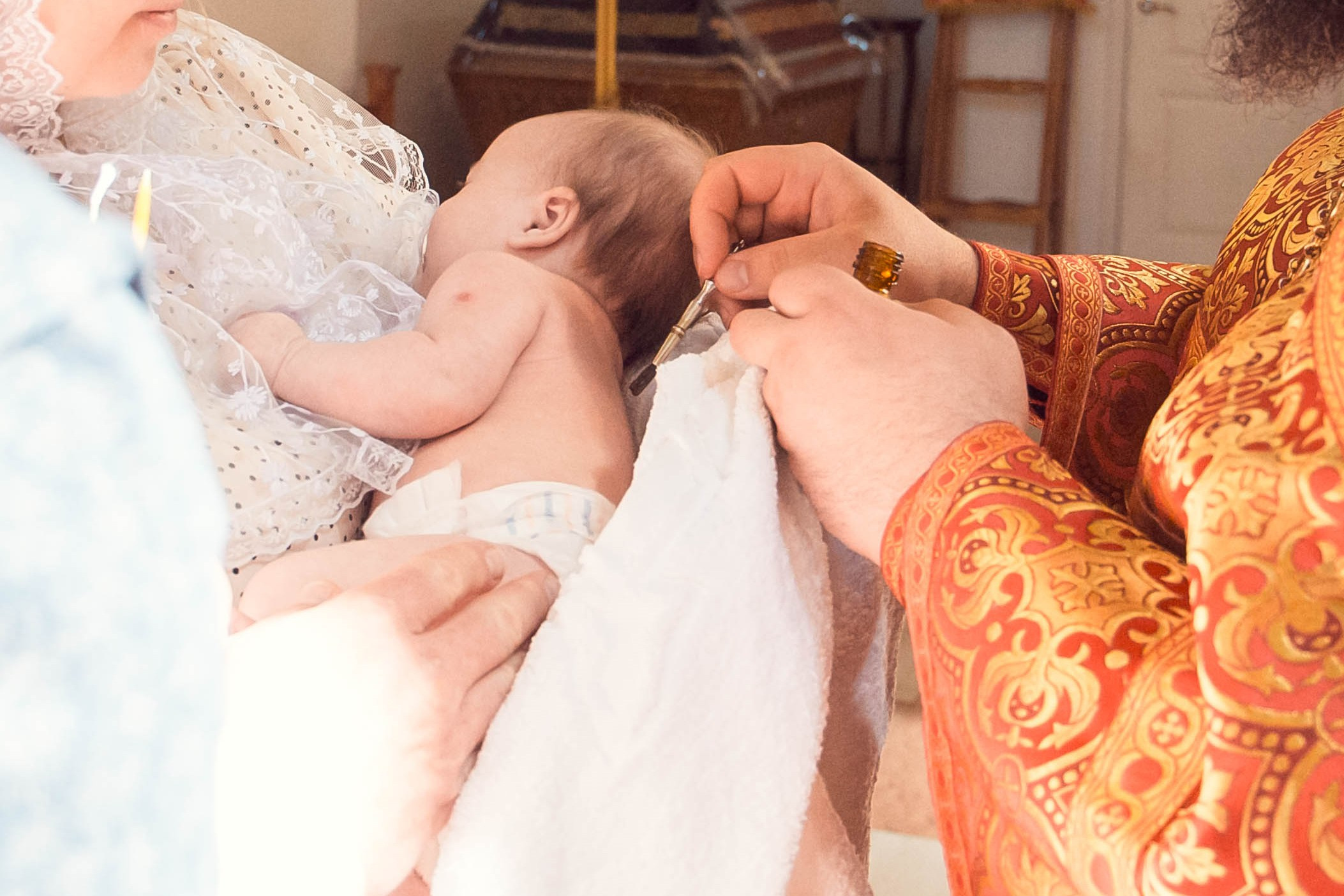 Крещение Екатерины В Казанском Девичьем монастыре