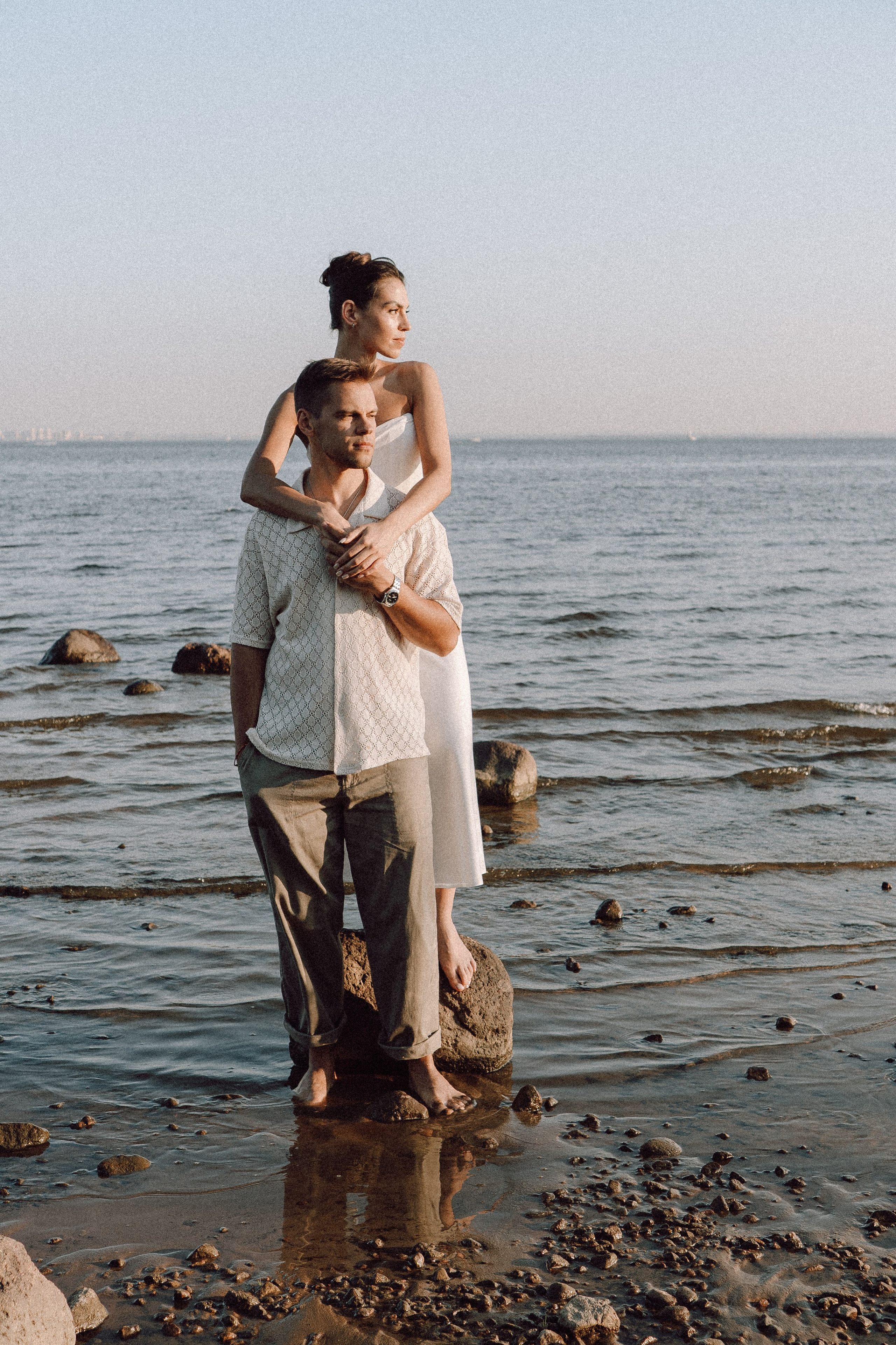 СВАДЕБНАЯ ФОТОСЕССИЯ ВЫЕЗДНОЙ ЦЕРЕМОНИИ (ФИНСКИЙ ЗАЛИВ). Профессиональный фотограф, Санкт-Петербург — Виктория Богомолова