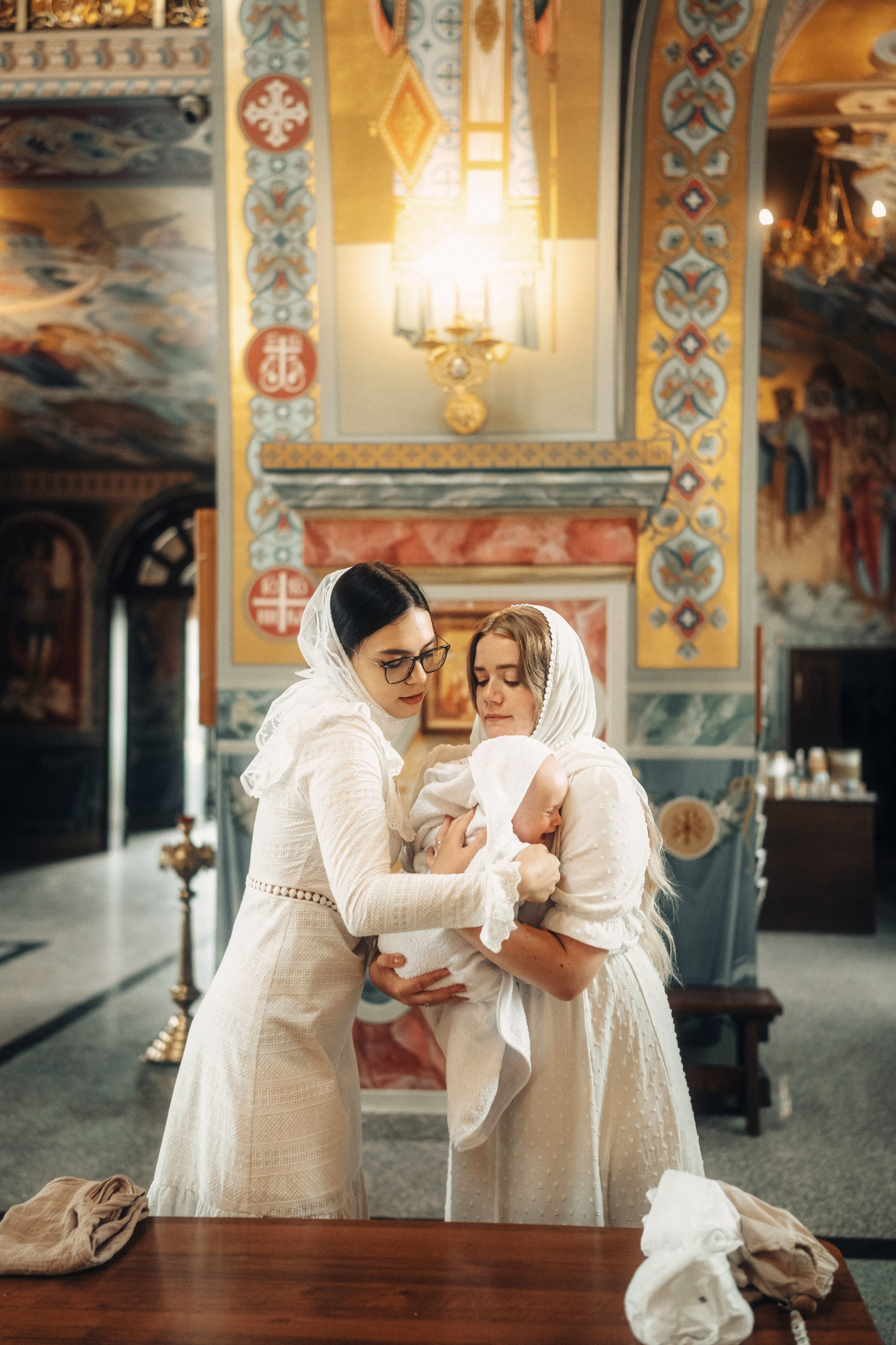 Крещение в храме Всецарица. Свадебный и репортажный фотограф в Воронеже Роман Янко
