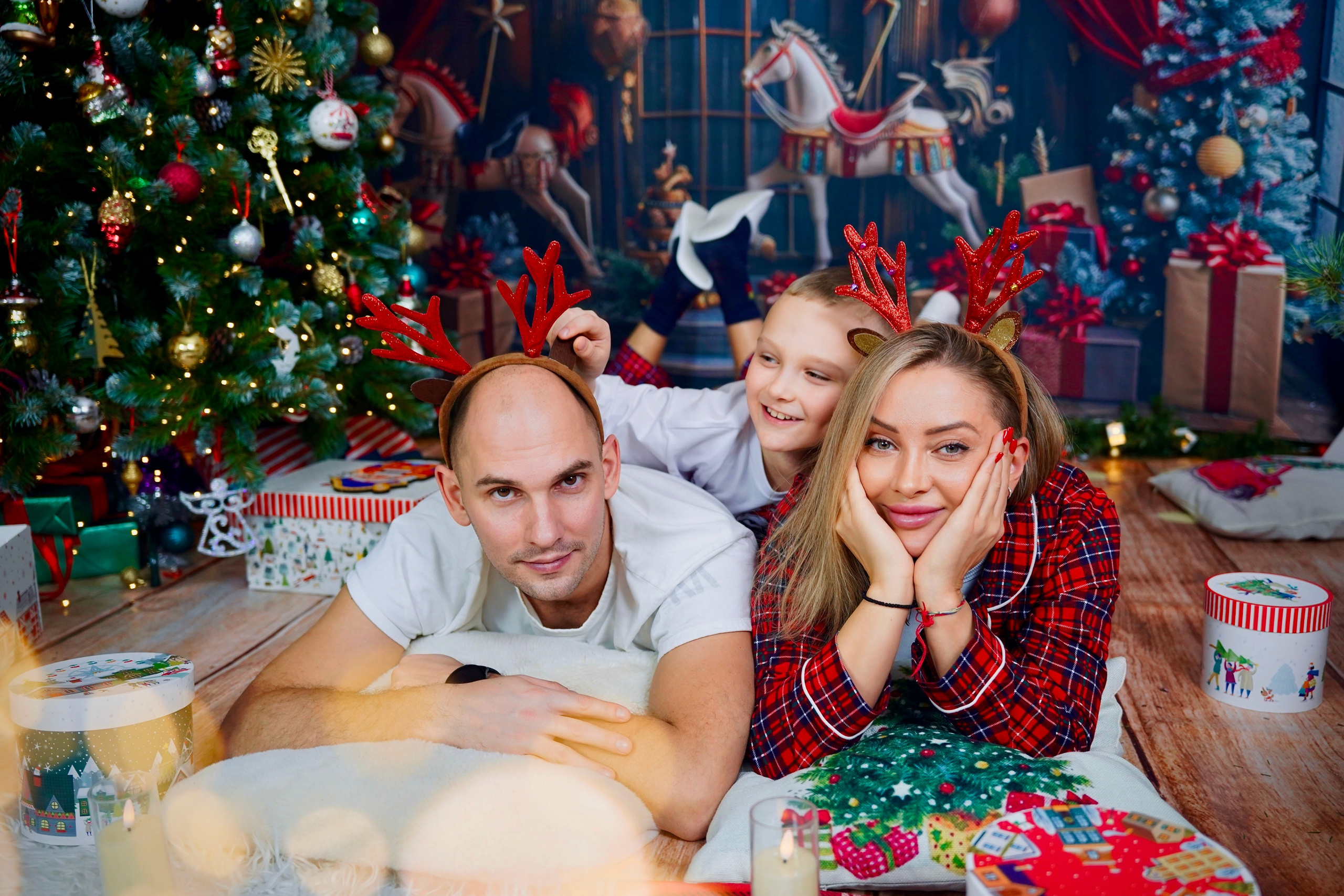 Новогодний фотопроект 2025 № 5. Семейный и детский фотограф Александра Гвоздикова