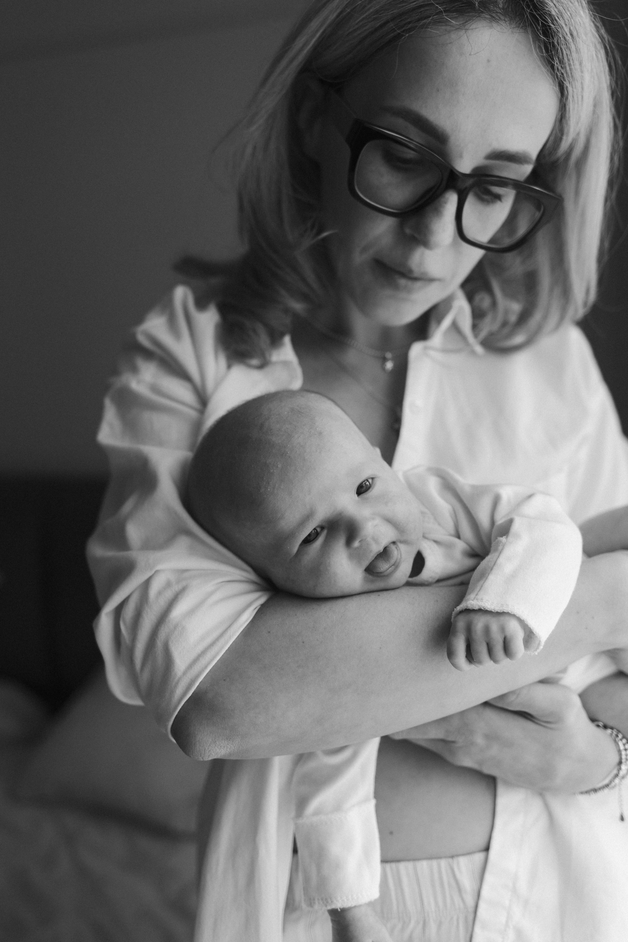 Самый первый месяц жизни. Семейный фотограф в Москве