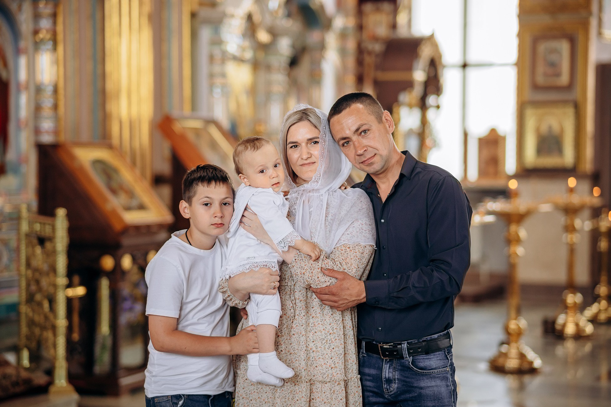 Таинство крещения Руслана. Семейный фотограф в Пензе Мария Левина