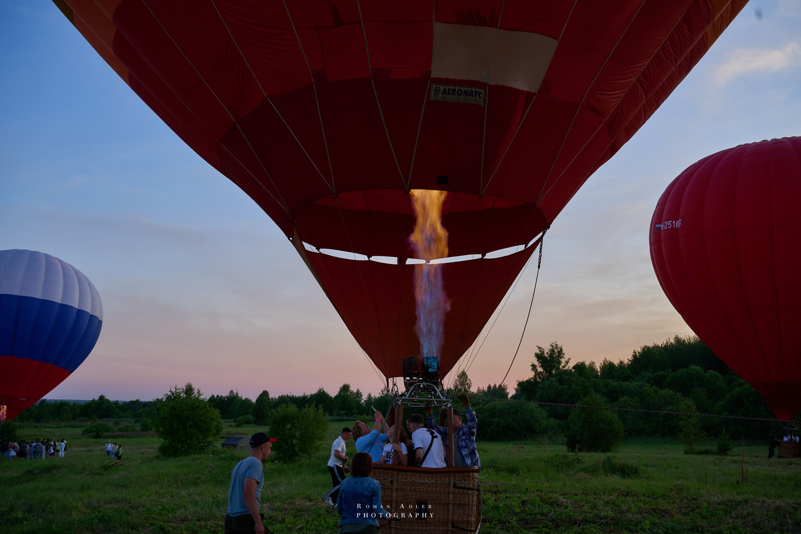 Фестиваль воздухоплавания «Золотое кольцо России». Фотограф Роман Адлер