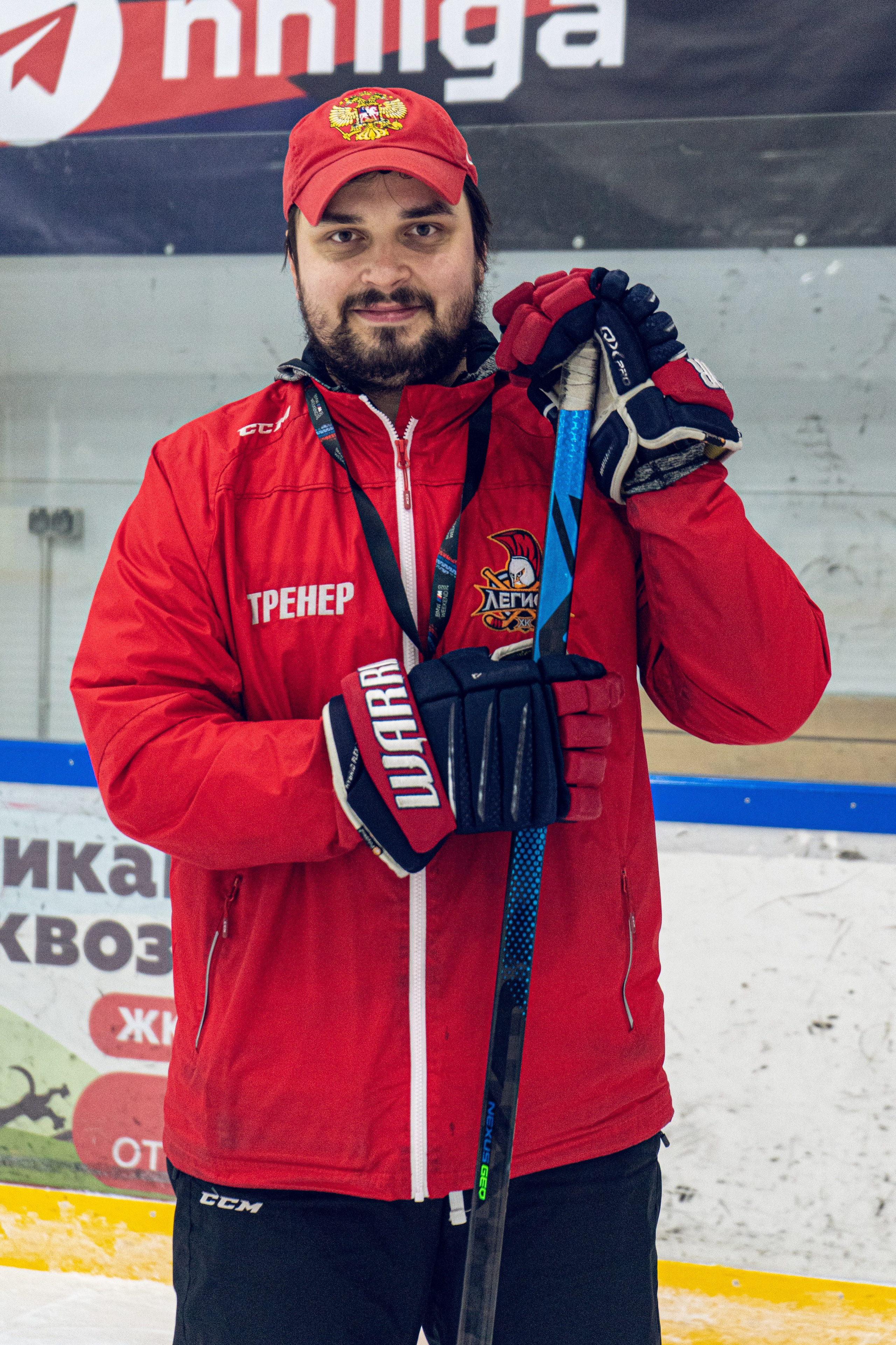 Тренировка по хоккею «ЦМКБ «Алмаз»