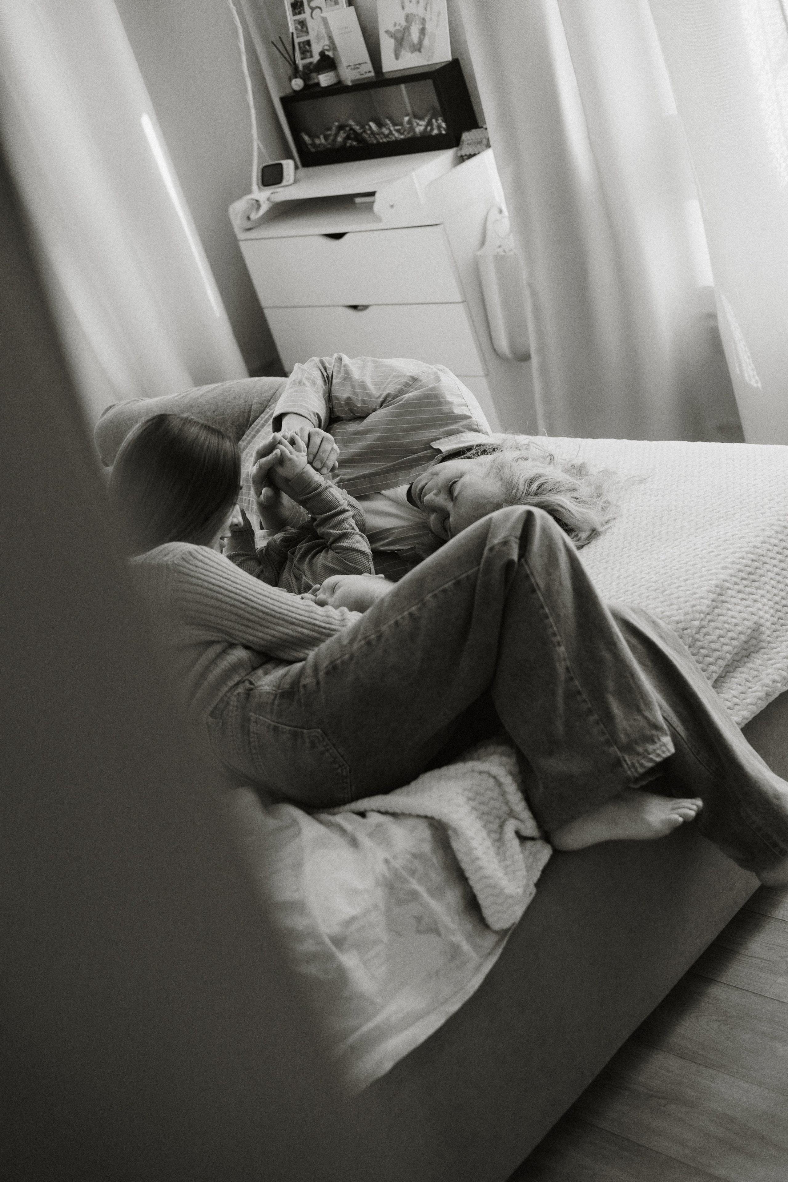 Тимоша с мамой и бабушкой. Фотограф в Кемерово Миллер Анна