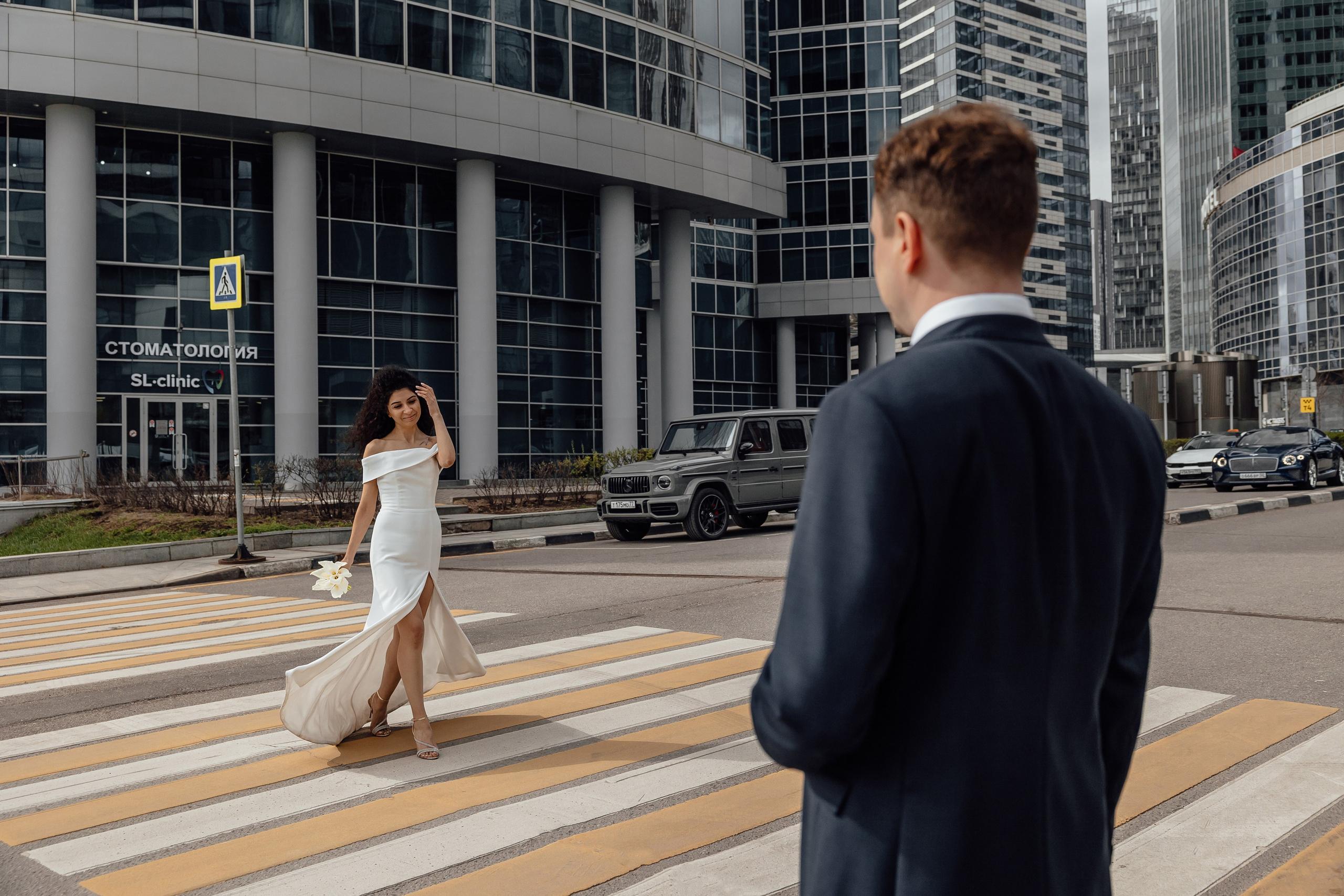 свадебная фотосессия москва сити