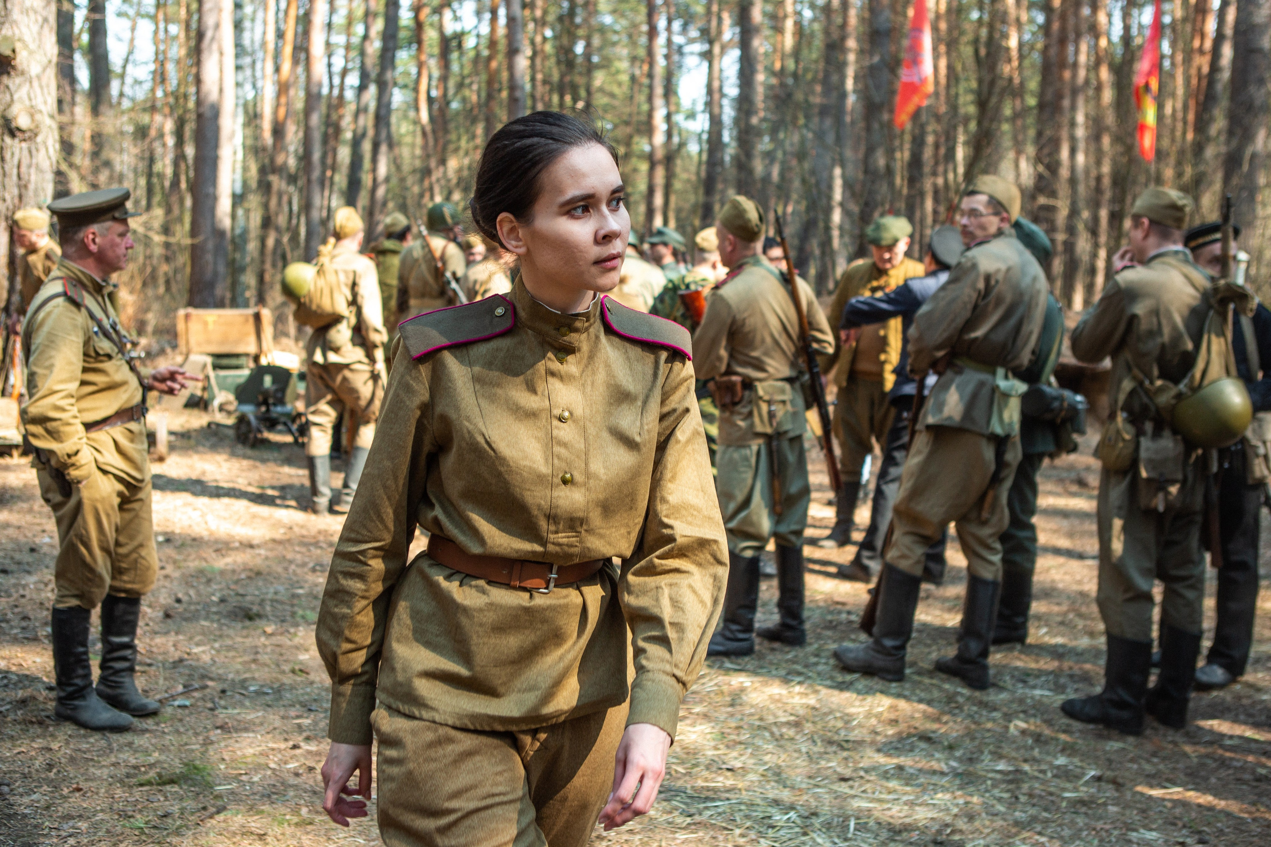 РЕКОНСТРУКЦИЯ БОЯ — ВОВ — БИТВА ЗА ГОРОД. Профессиональный фотограф в Мценске и Орловской области