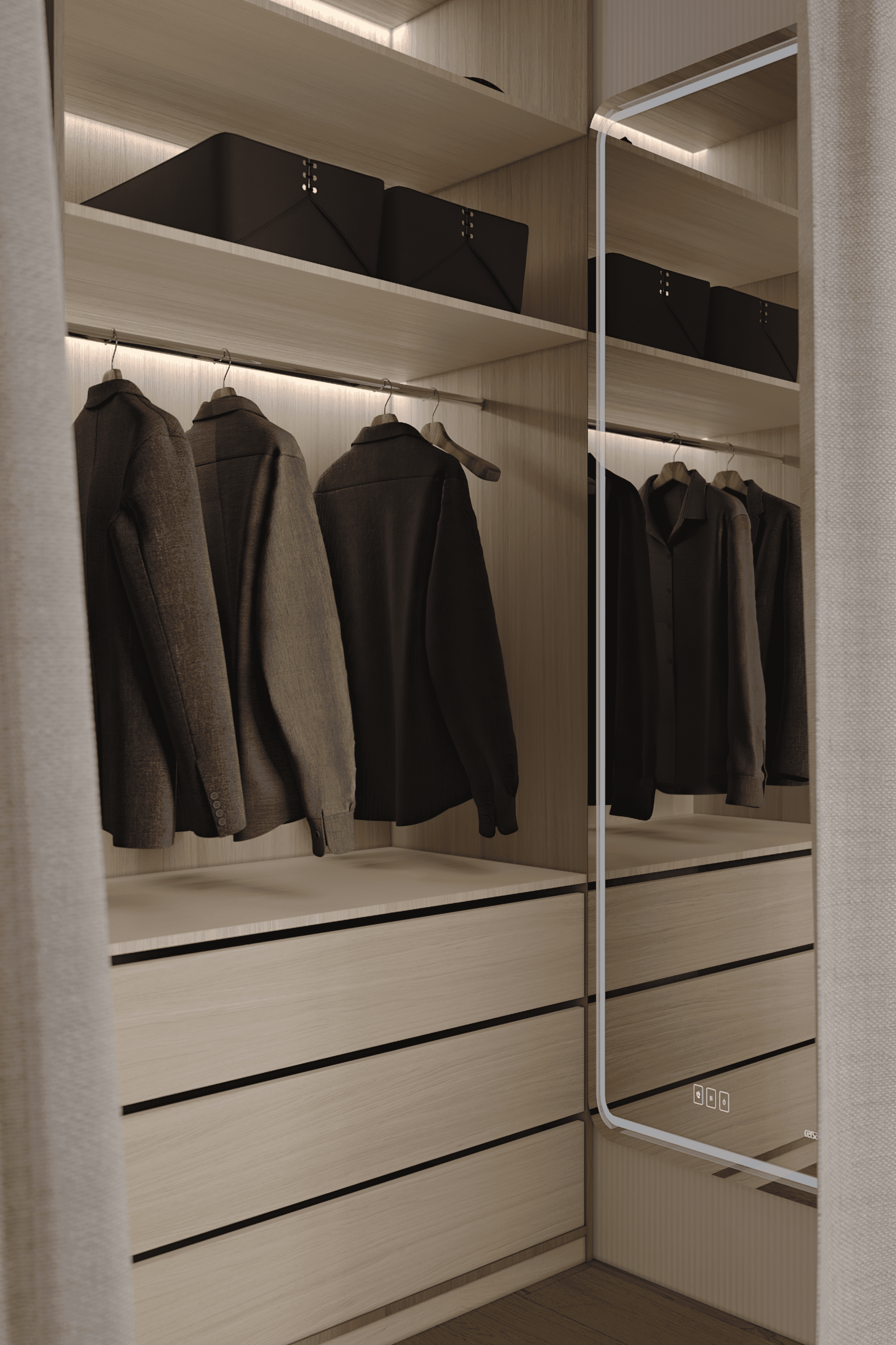 Запах соснового леса. MIRRO STUDIO Дизайн интерьера и реализация под ключ Варшава