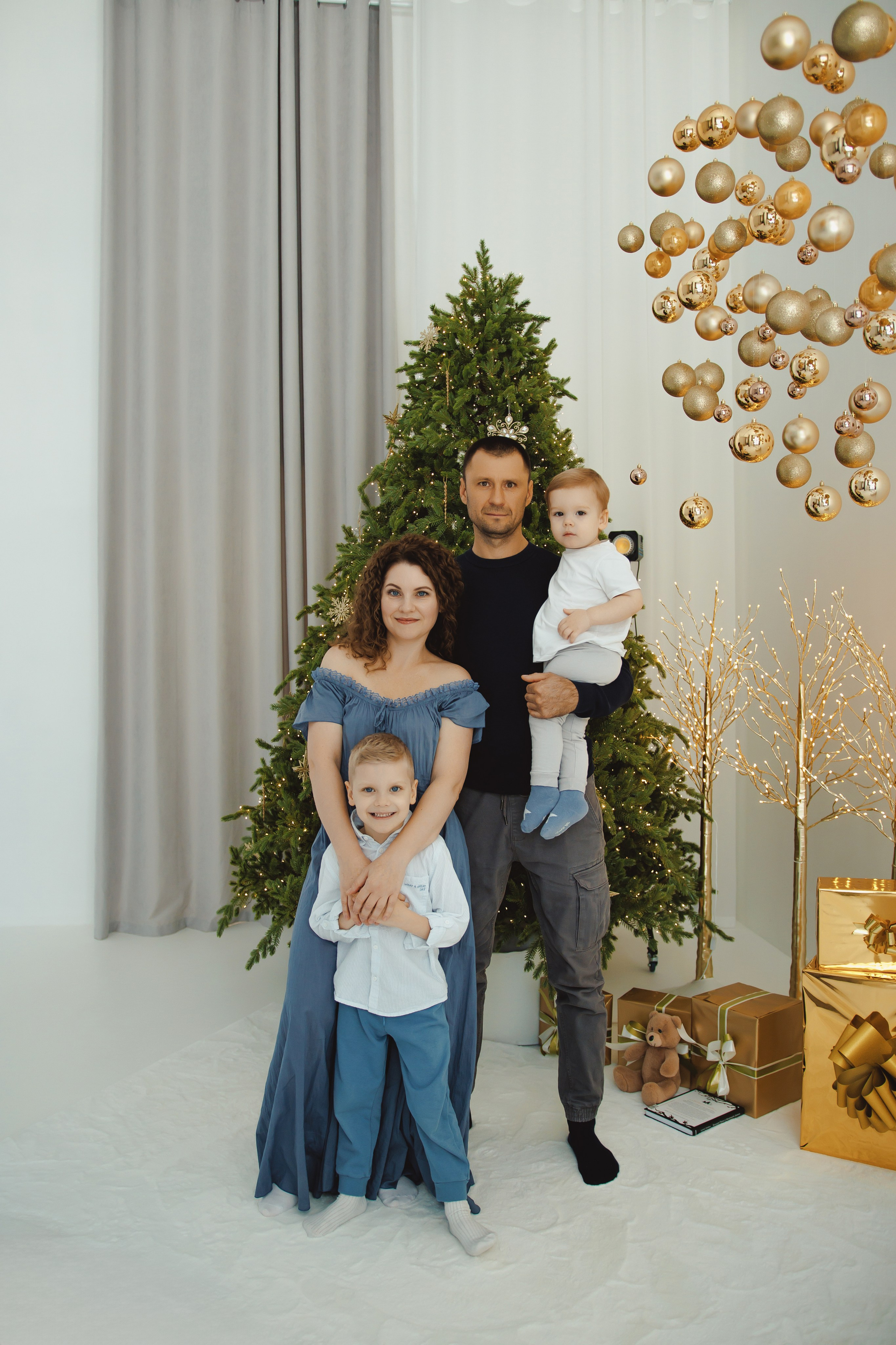 Семейная новогодняя. Диана фотограф в Краснодаре