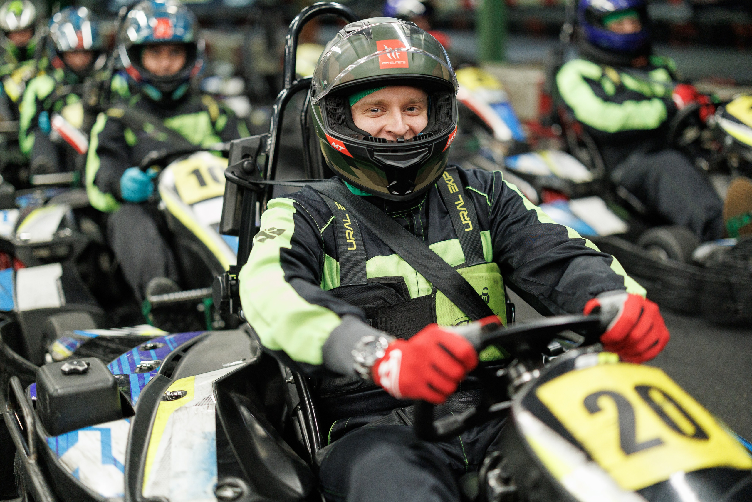 Turba karting hall — корпоративные соревнования. Контент для бизнеса в Екатеринбурге Полдень Медиа