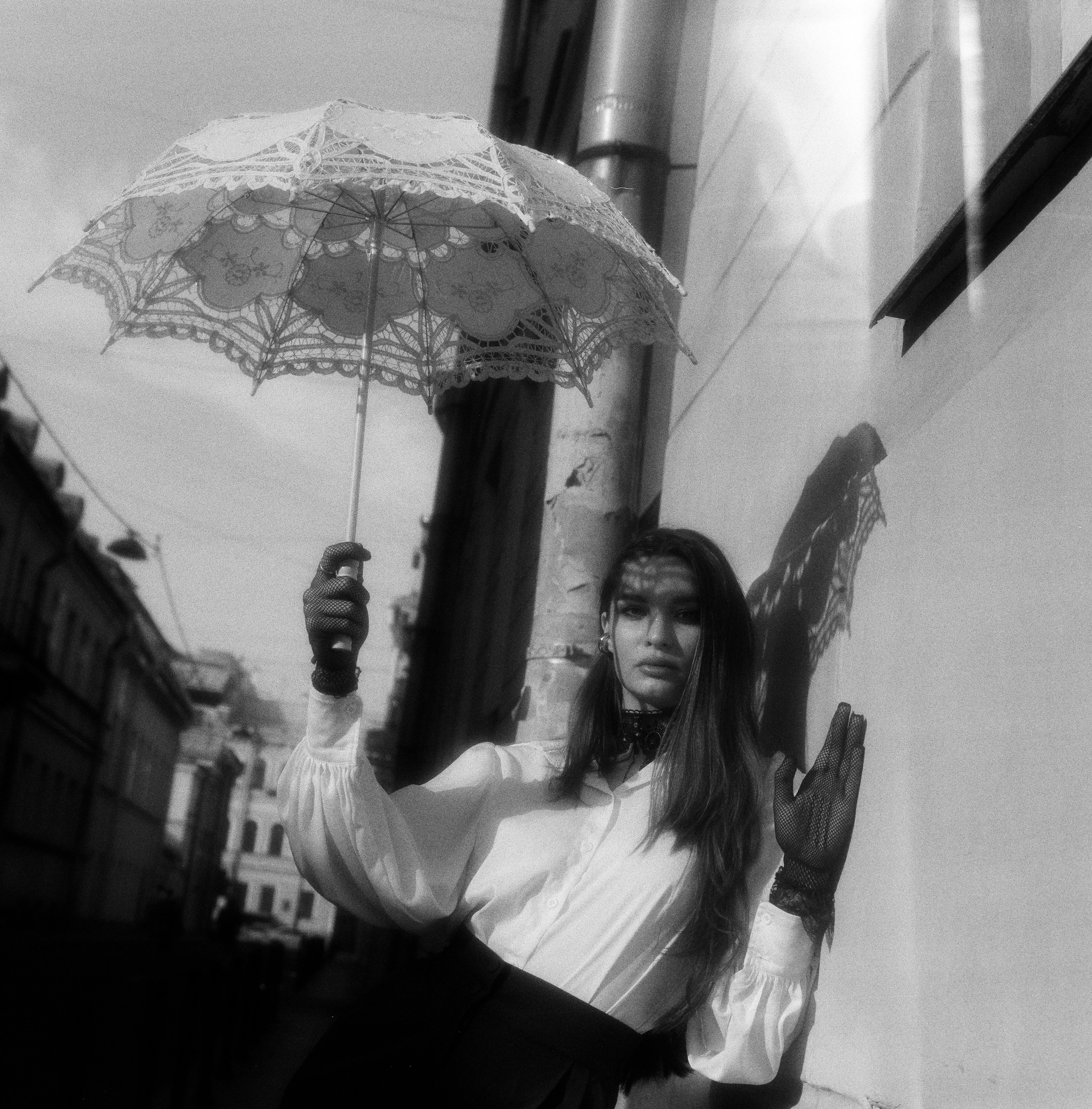 Женский портрет на пленку в Санкт-Петербурге | Уличная фотосъемка