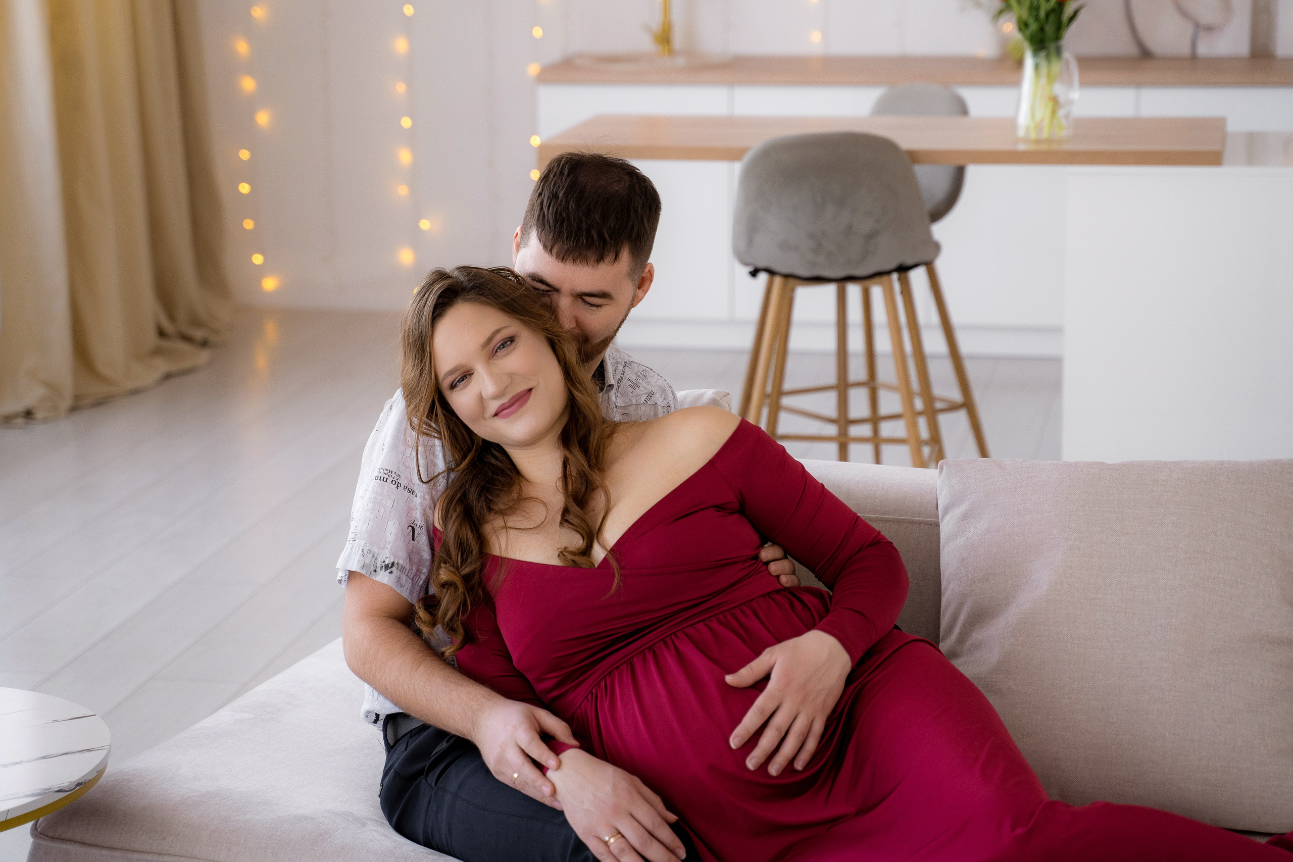 Беременность Люкс. Фотостудия Малина в городе Улан-Удэ. Фотограф Ирина Жарникова