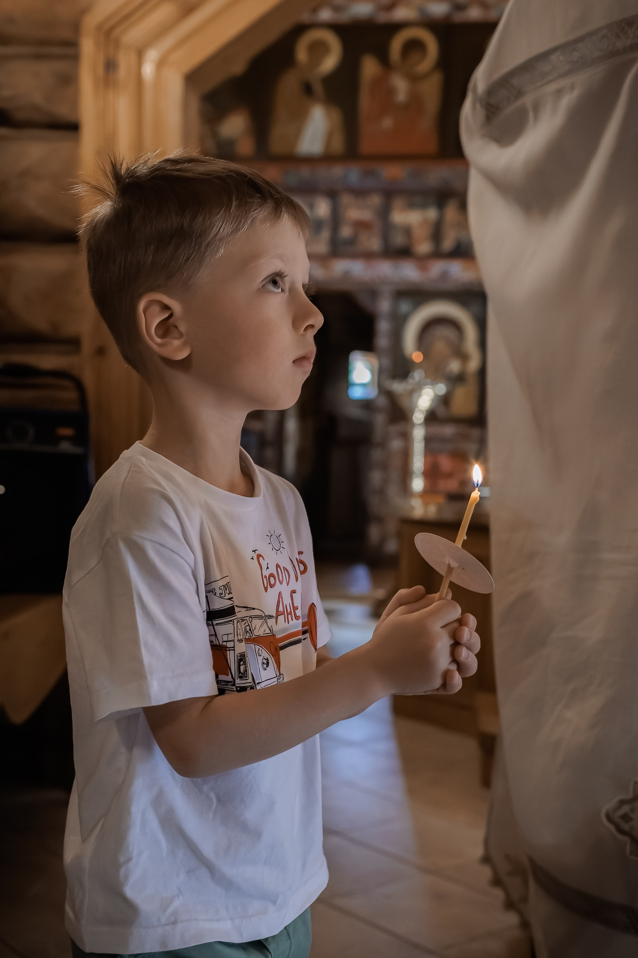 Крещение в Храме Успения Пресвятой Богородицы в Косино. Профессиональный фотограф в Москве и Мо Мария Шантарёва