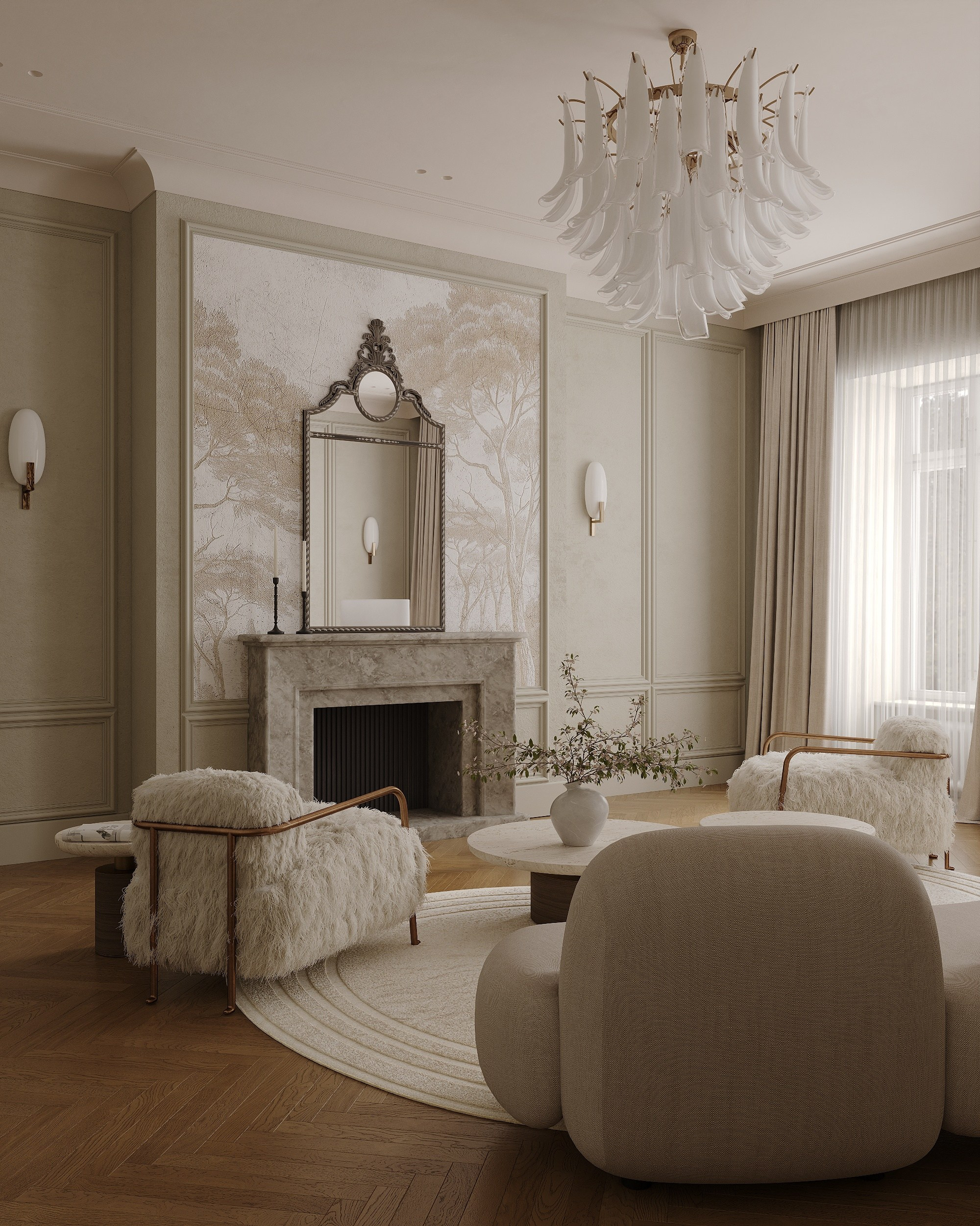 Living room/Amsterdam. Solovets visualization