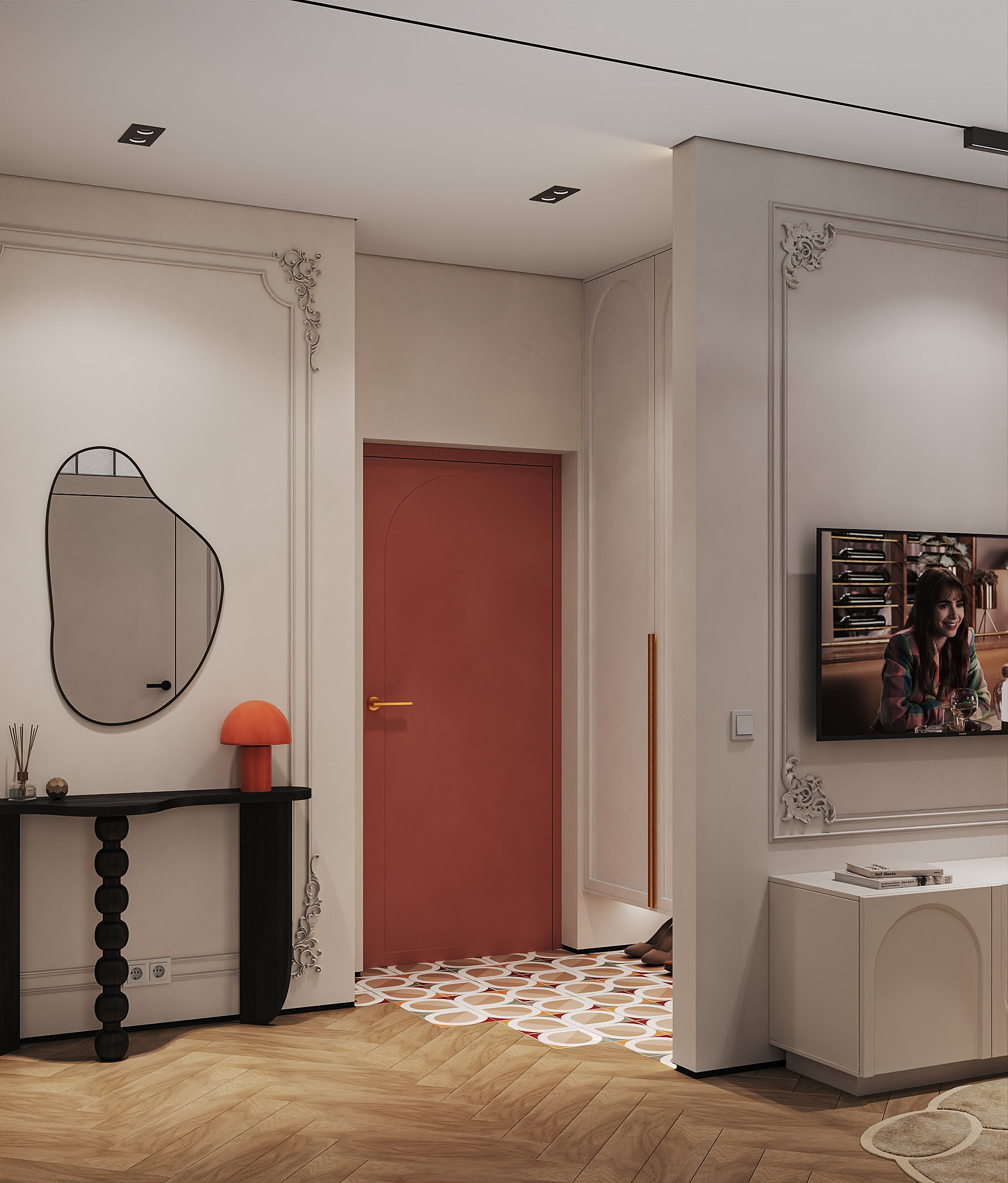 Яркая, сочная и уютная 1-комнатная квартира 🧡