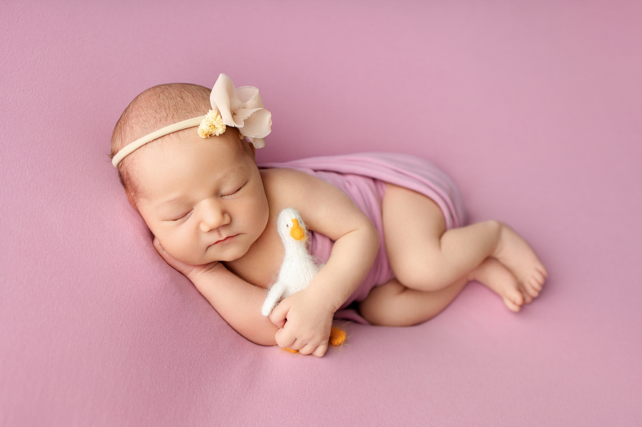 Полина 6 дней. Фотограф новорождённых Newborn Москва