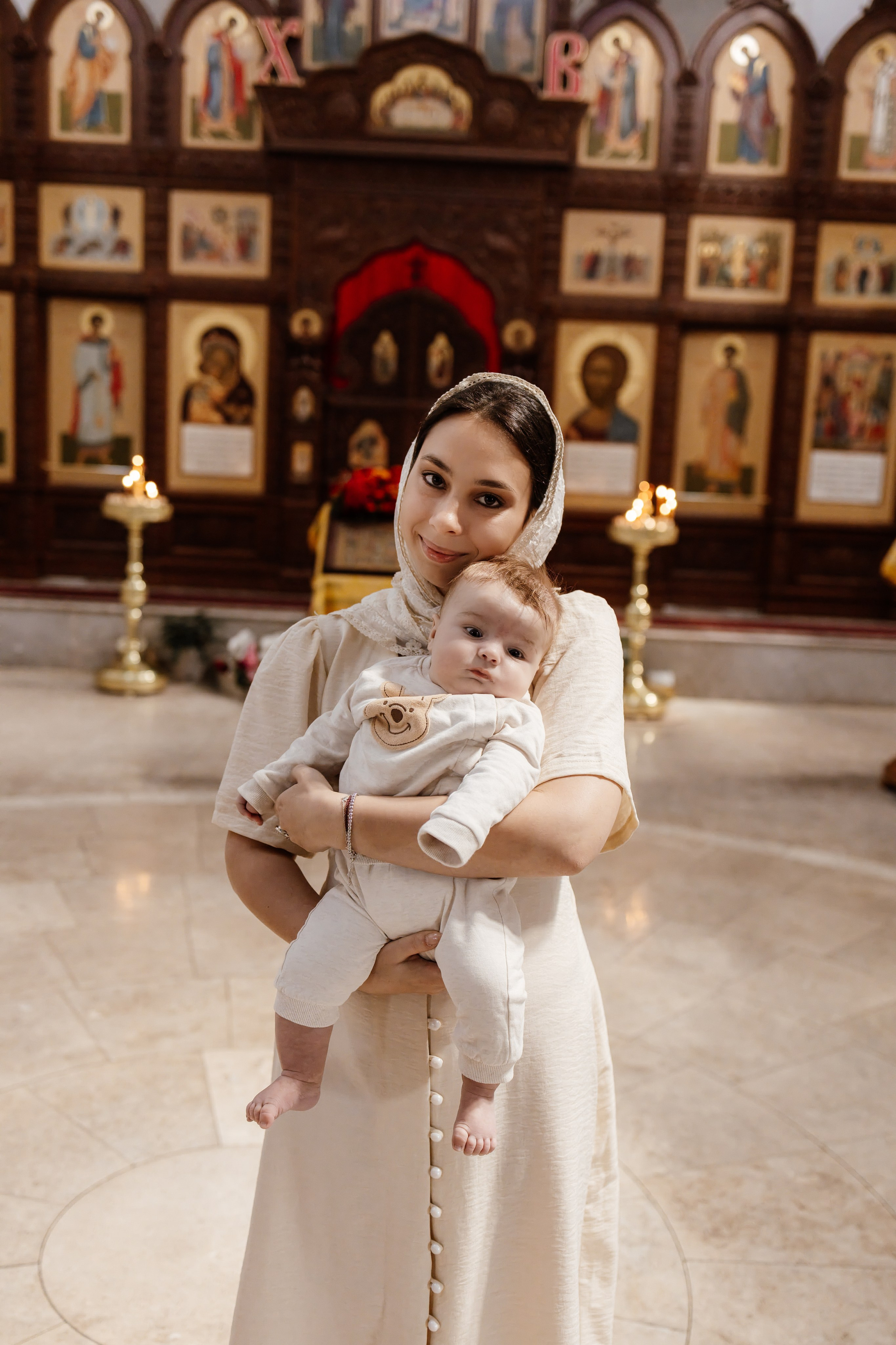 Таинство Крещения Саши. Фотограф новорождённых Newborn Москва