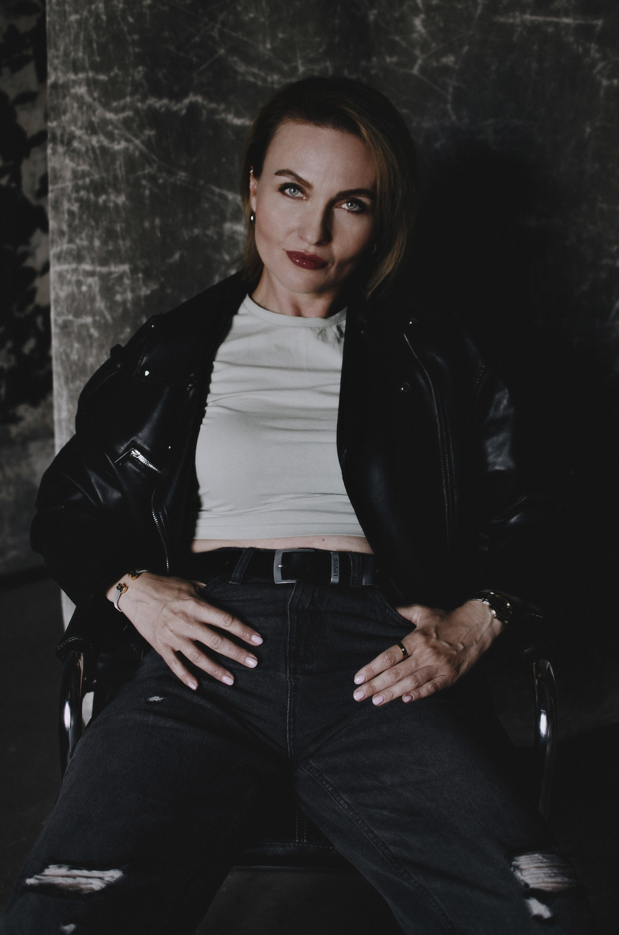 Фотосъемка для Ю. в образе «рок». Портретный и репортажный фотограф в Санкт-Петербурге Варвара Жукова