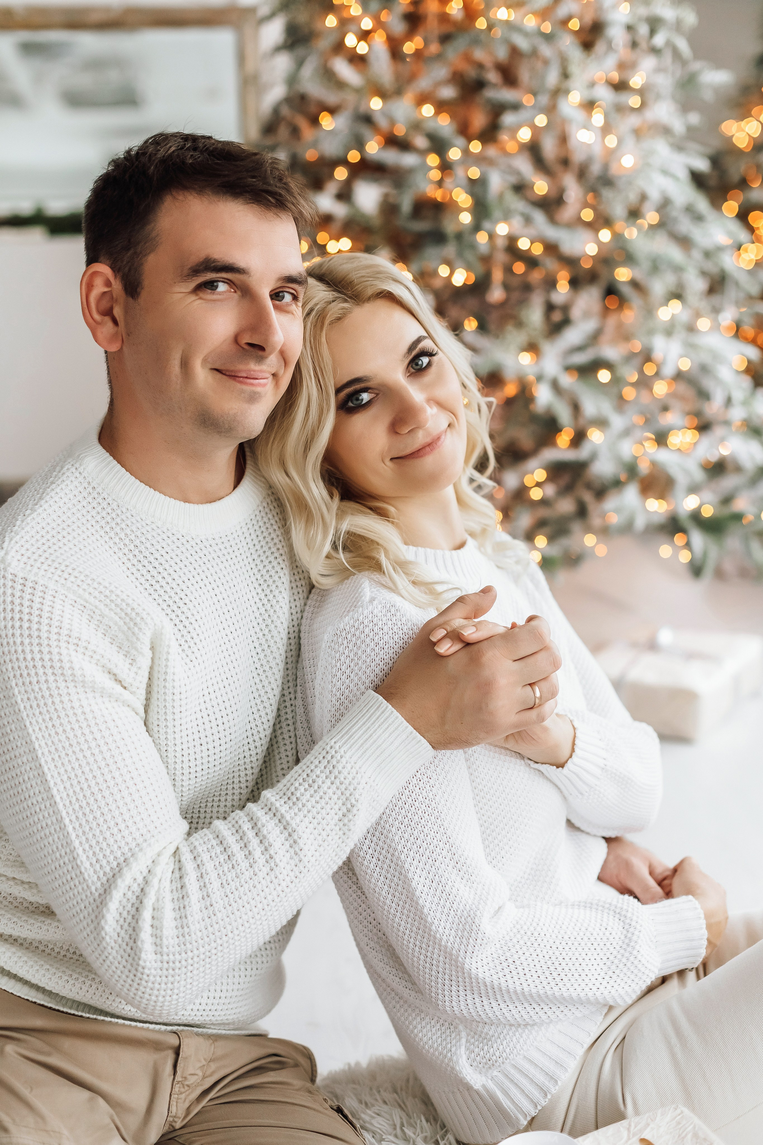 Семейная новогодняя фотосессия. Портретный и семейный фотограф в Минске