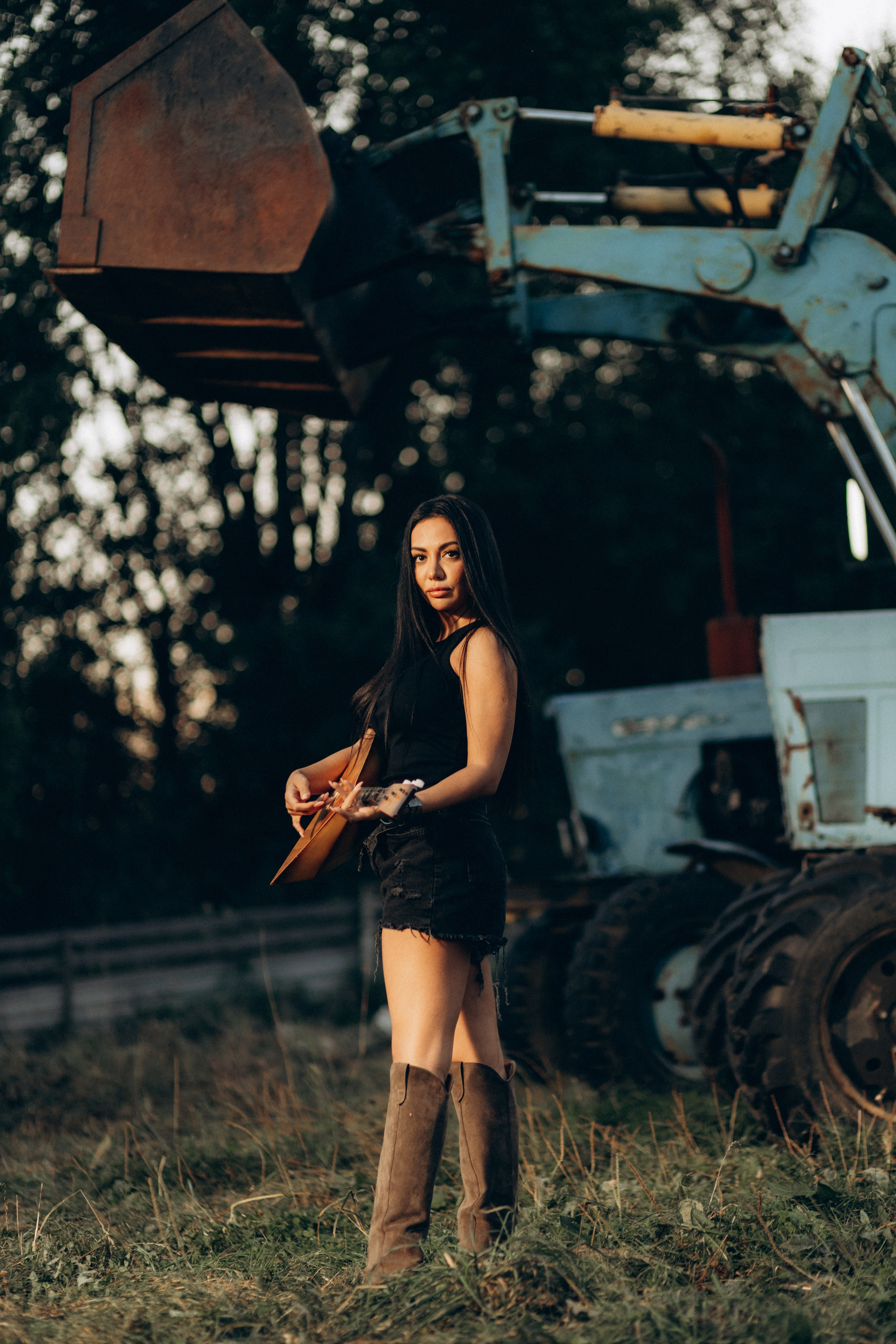 Jannet — балалайка (бэкстейдж к клипу). Фотограф НОГИНСК, Москва, Анастасия Белая