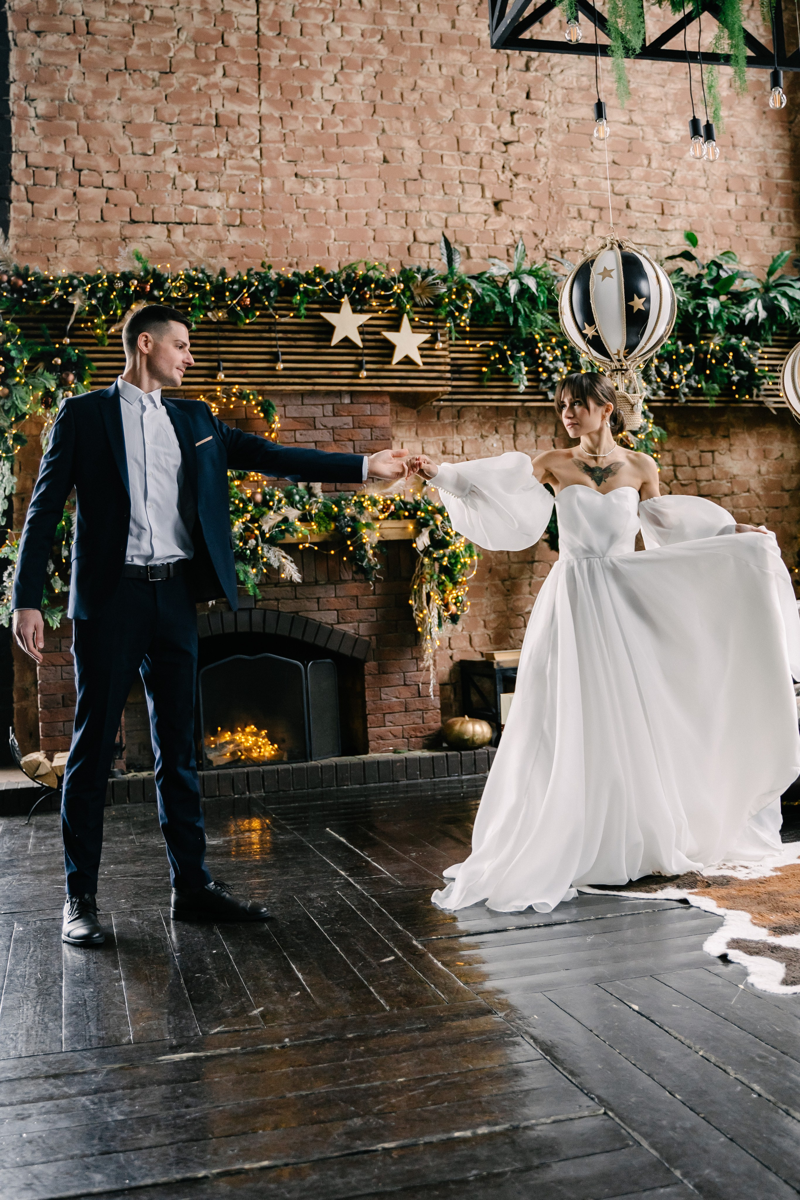 Свадебная фотосессия молодоженов в студии. Свадебный и семейный фотограф из Воронежа|Москвы Бубнова Екатерина