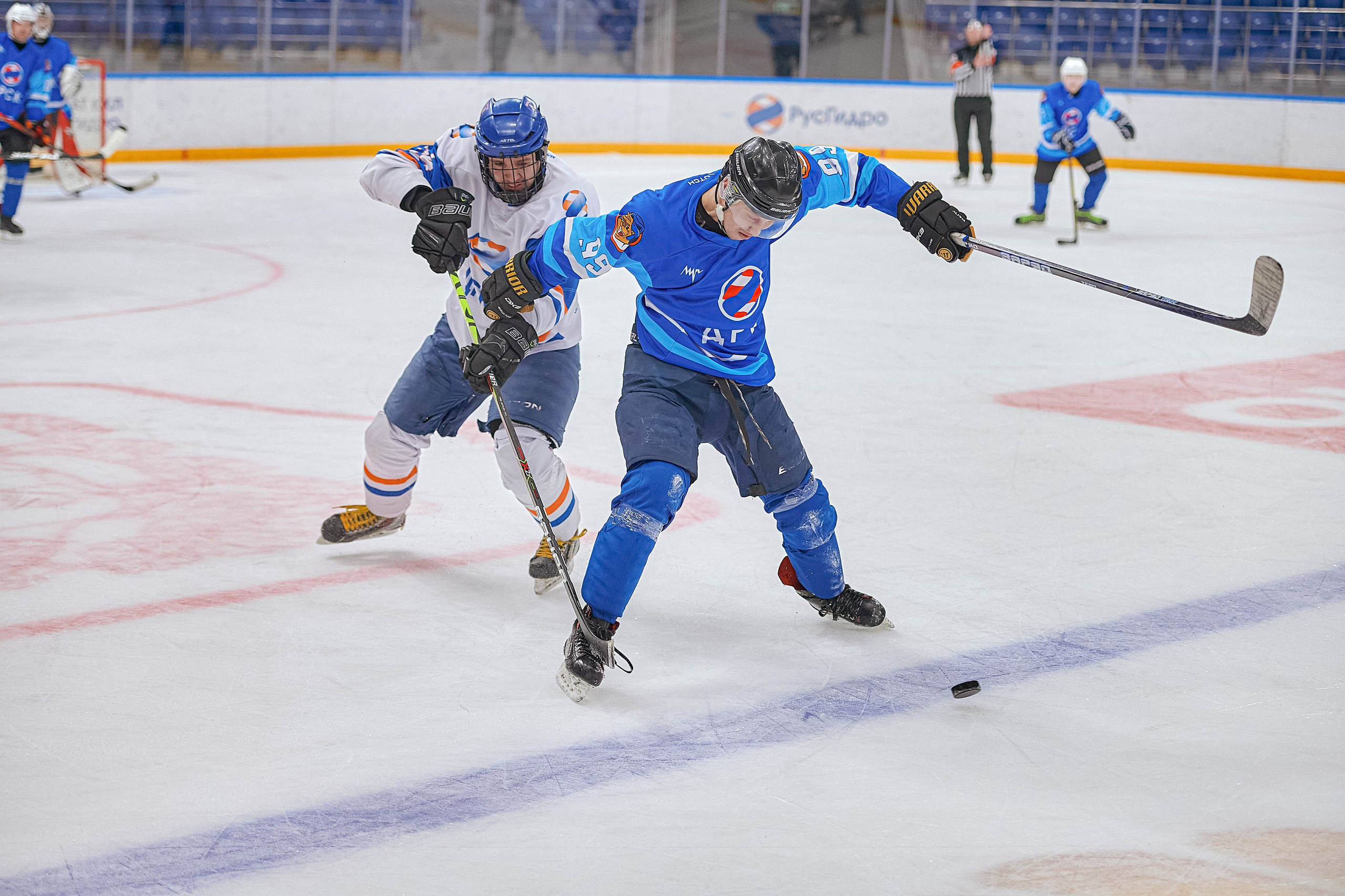 Портфолио репортажной фотосъёмки: Кристалл арена — Хоккей — РусГидро. Фотограф Яковлев Роман — Красноярск
