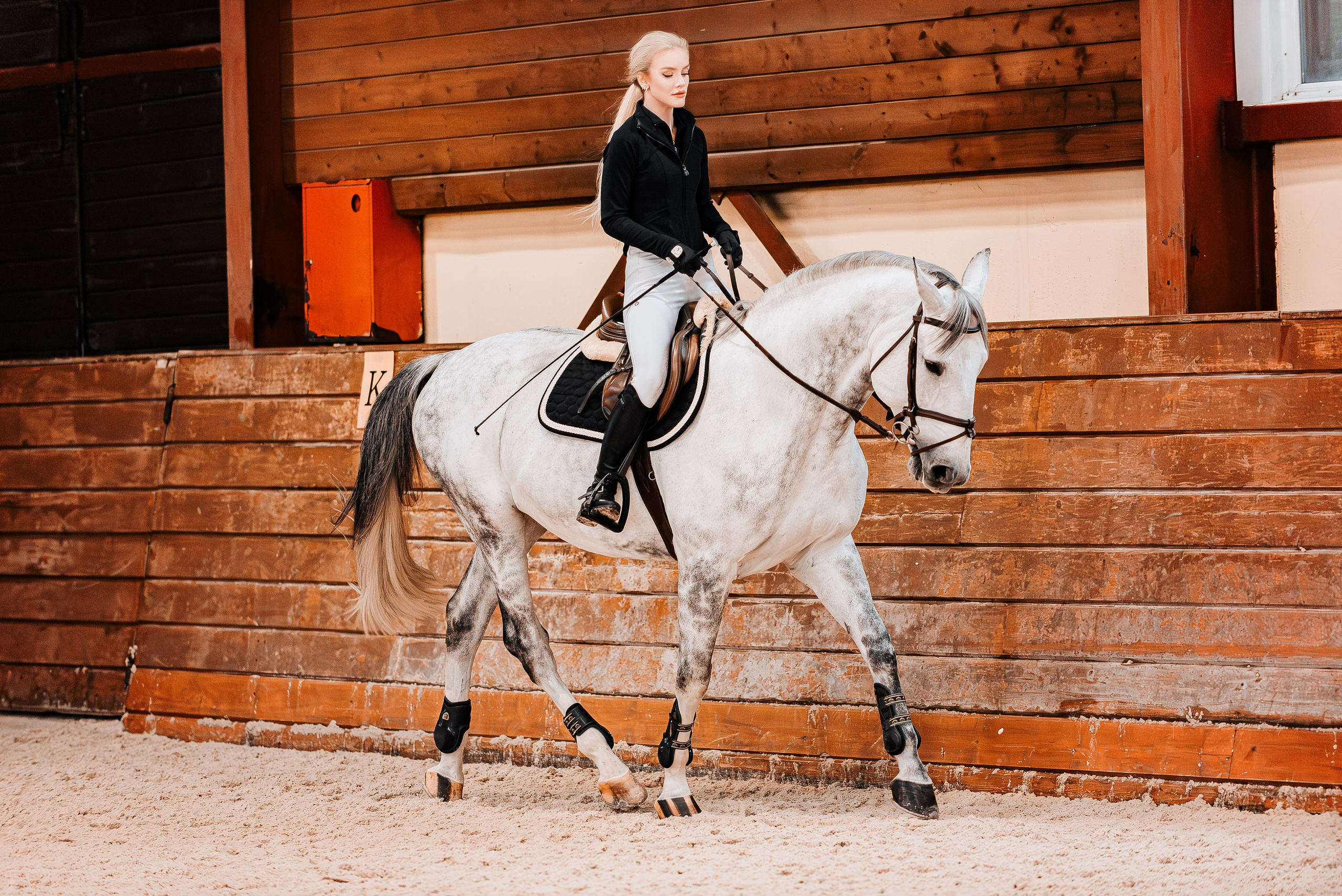 Анастасия и Соперник. Куракина Дарья • Конный фотограф