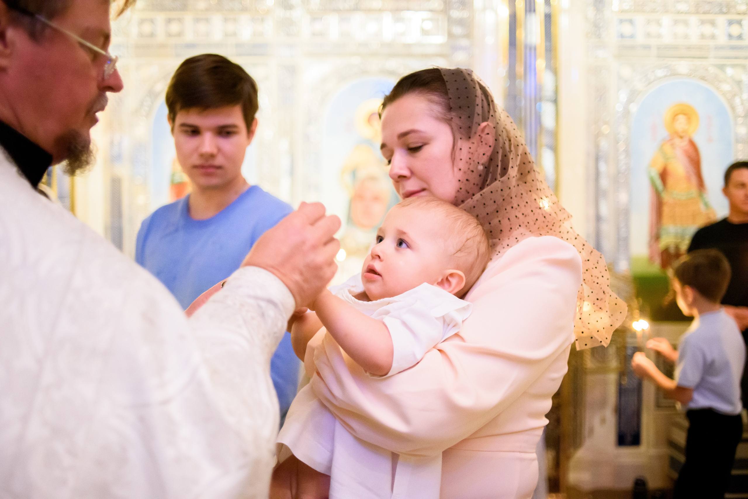 Крещение Михаила. Фотограф Юлия Попова