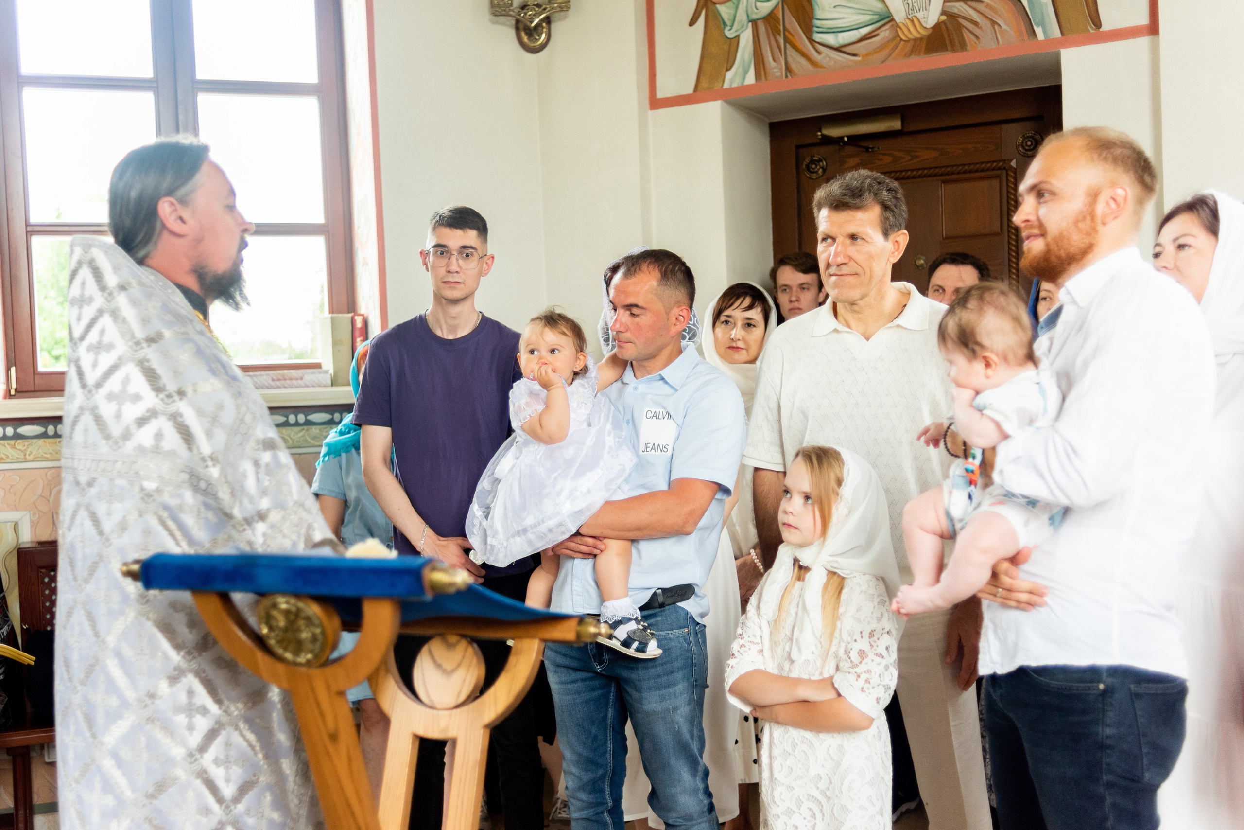 Крещение Ники. Фотограф Юлия Попова