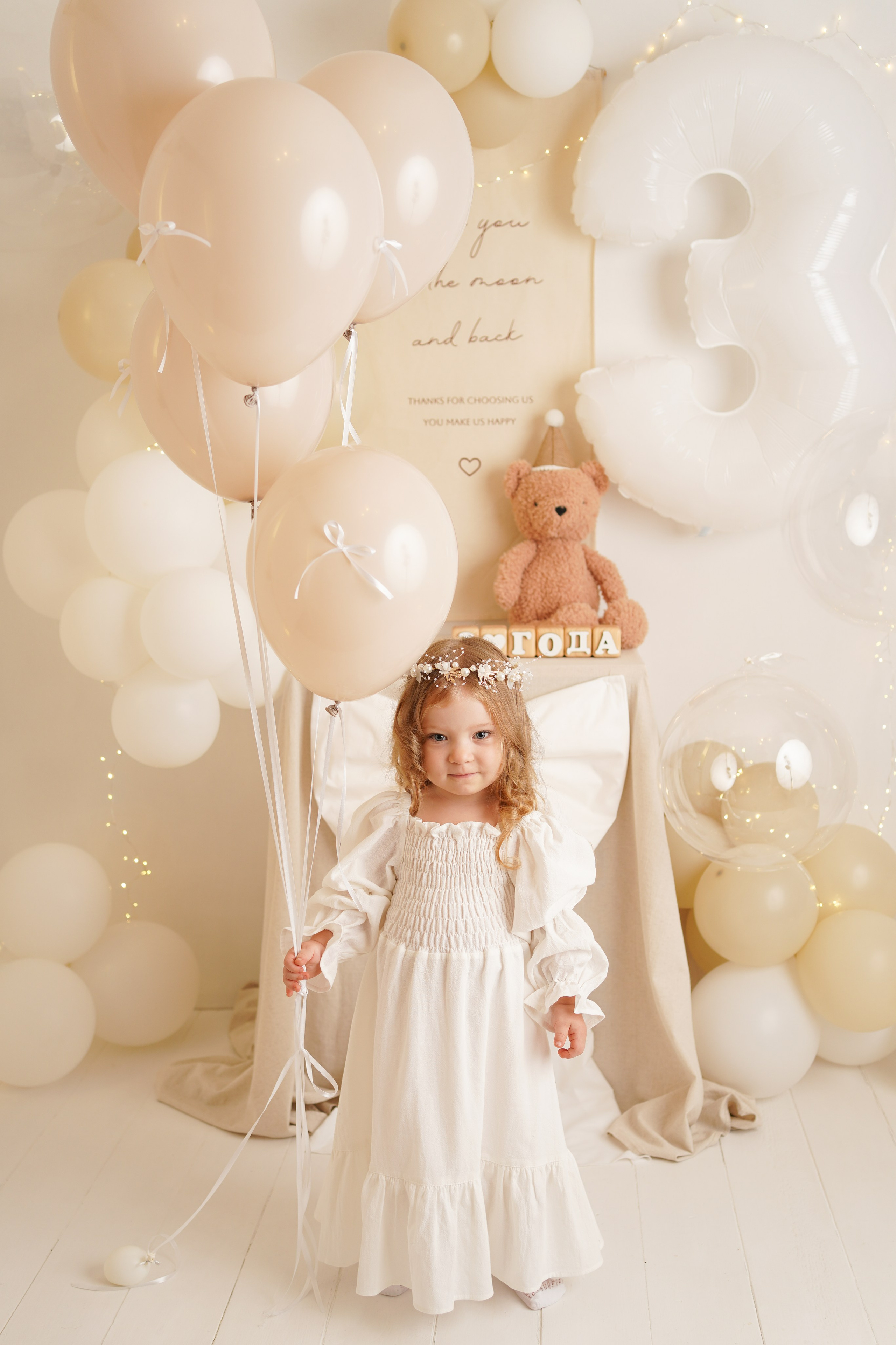 Детская фотосессия Первый год для девочек. Детский фотограф и фотограф новорожденных в Калининград Оксана Иваний