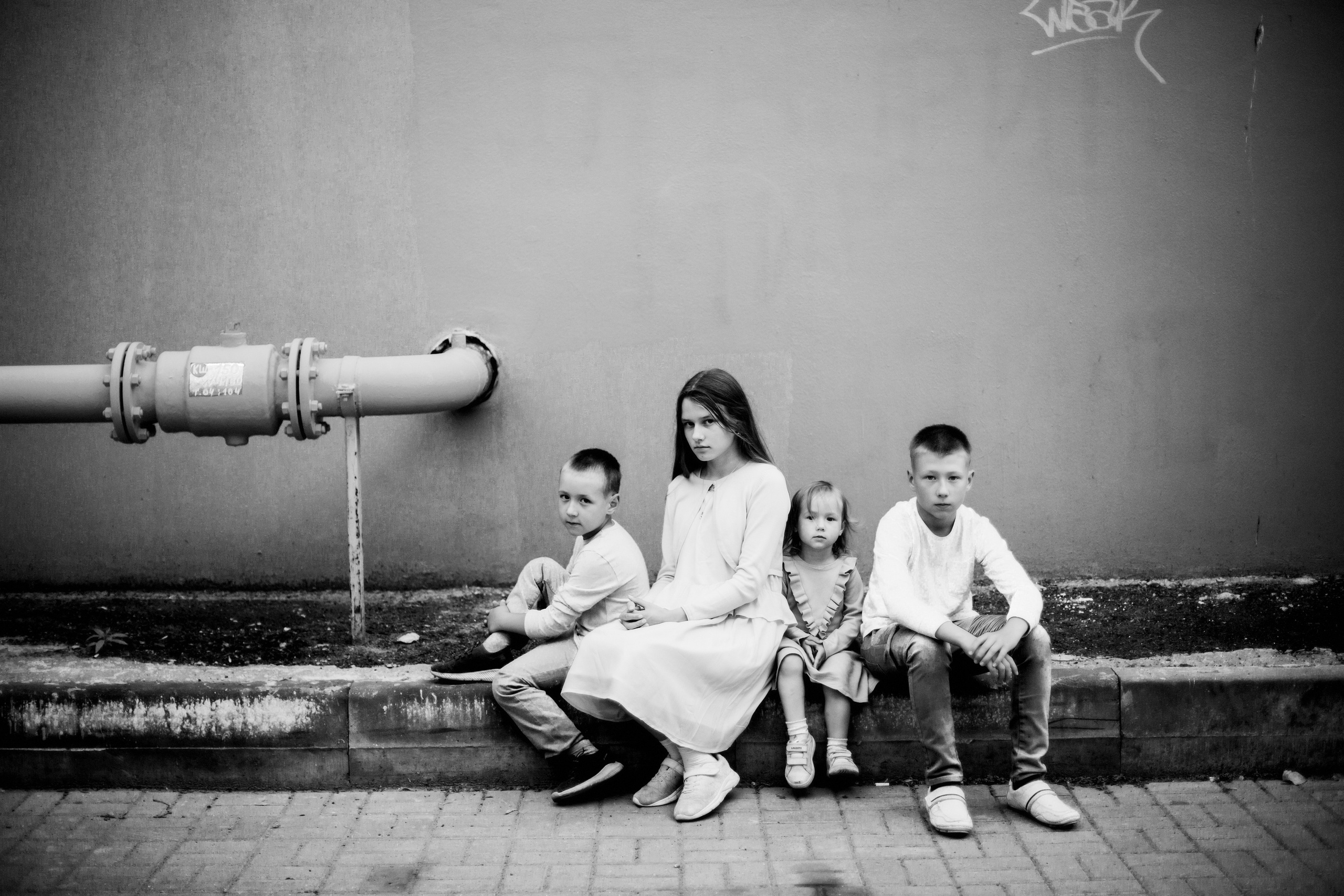 Фотосессия большой семьи с четырьмя детьми. Детский, свадебный и семейный фотограф Юлия Курбатова, Санкт-Петербург