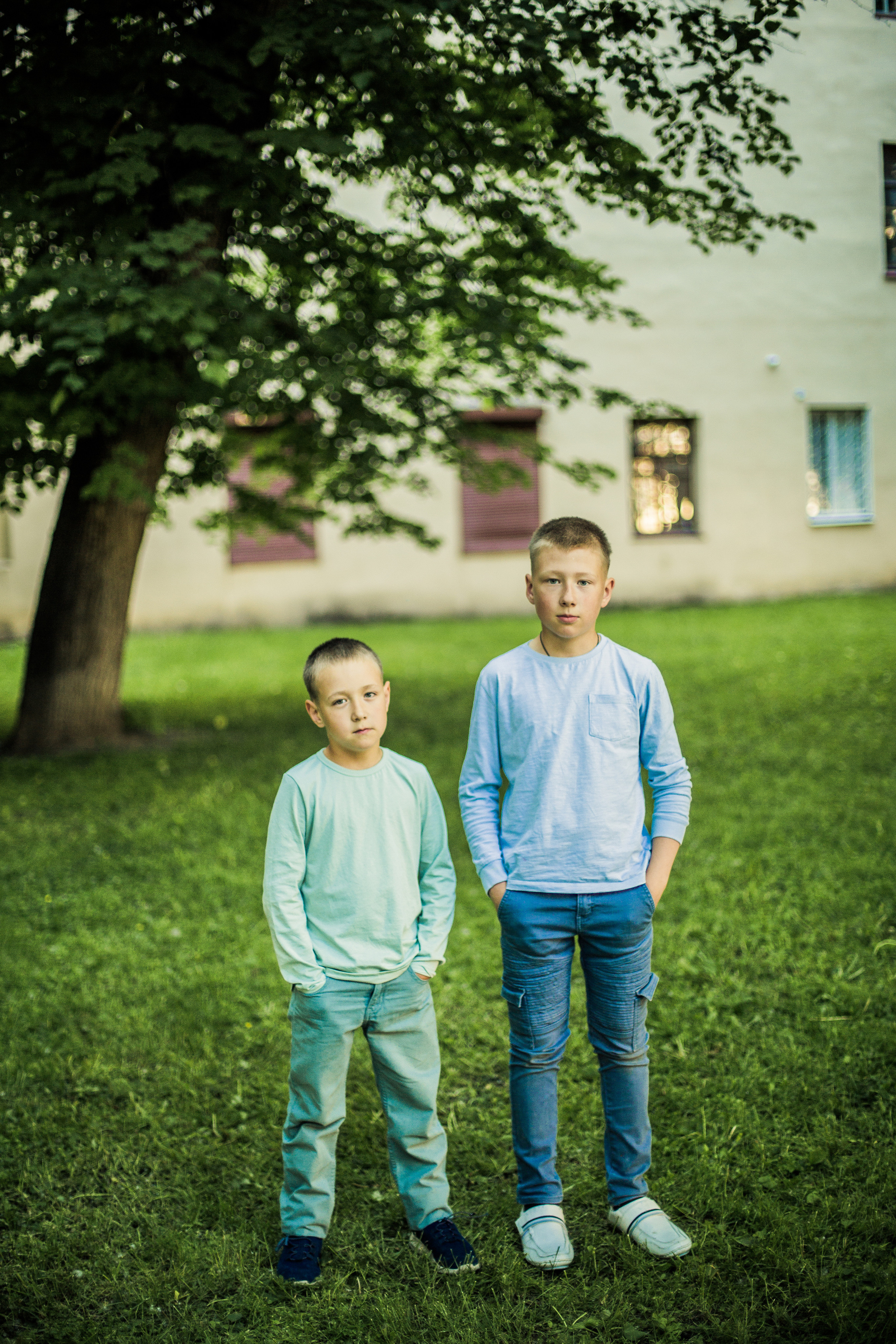 Фотосессия большой семьи с четырьмя детьми. Детский, свадебный и семейный фотограф Юлия Курбатова, Санкт-Петербург