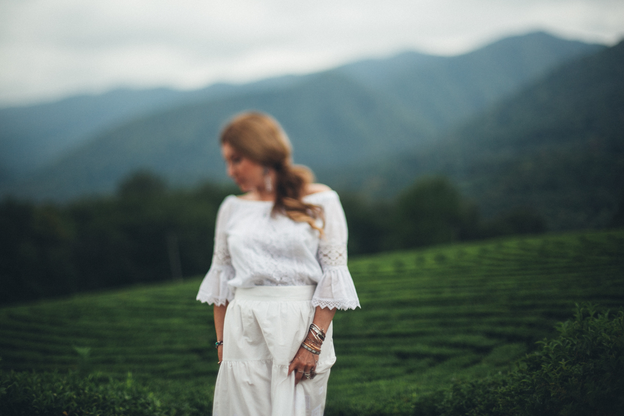 Съемка на чайных плантациях на Мацесте в сочи. Фотограф Галина Скорик