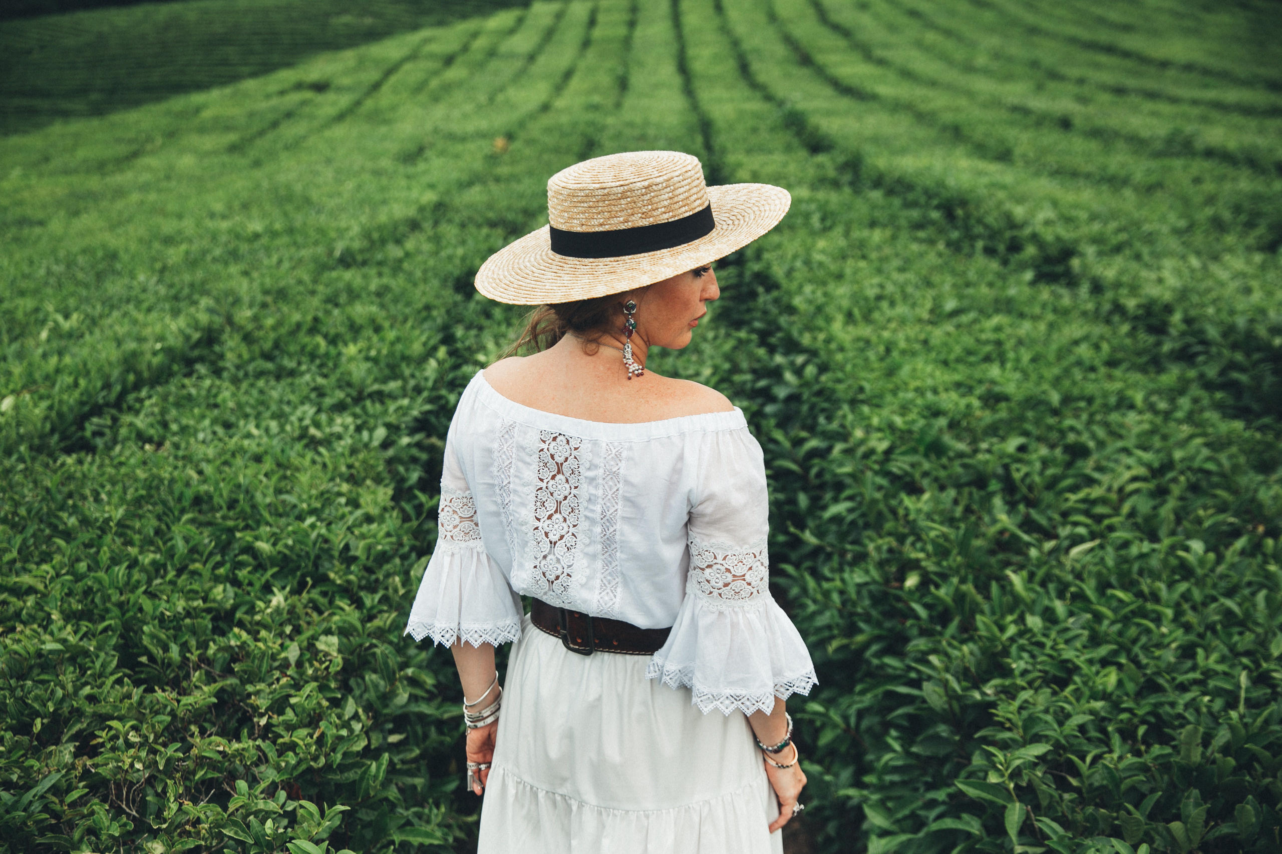 Съемка на чайных плантациях на Мацесте в сочи. Фотограф Галина Скорик