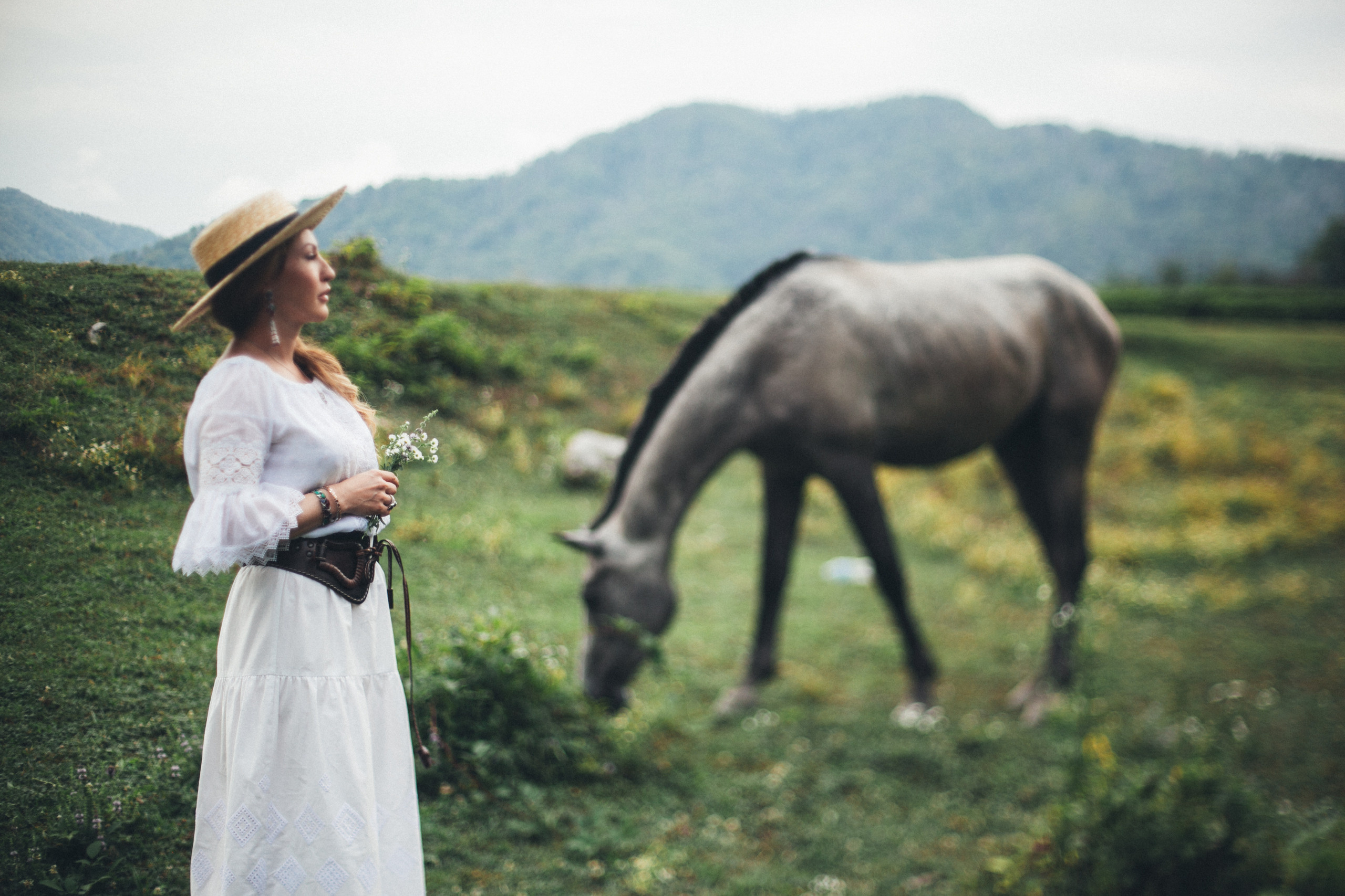 Съемка на чайных плантациях на Мацесте в сочи. Фотограф Галина Скорик