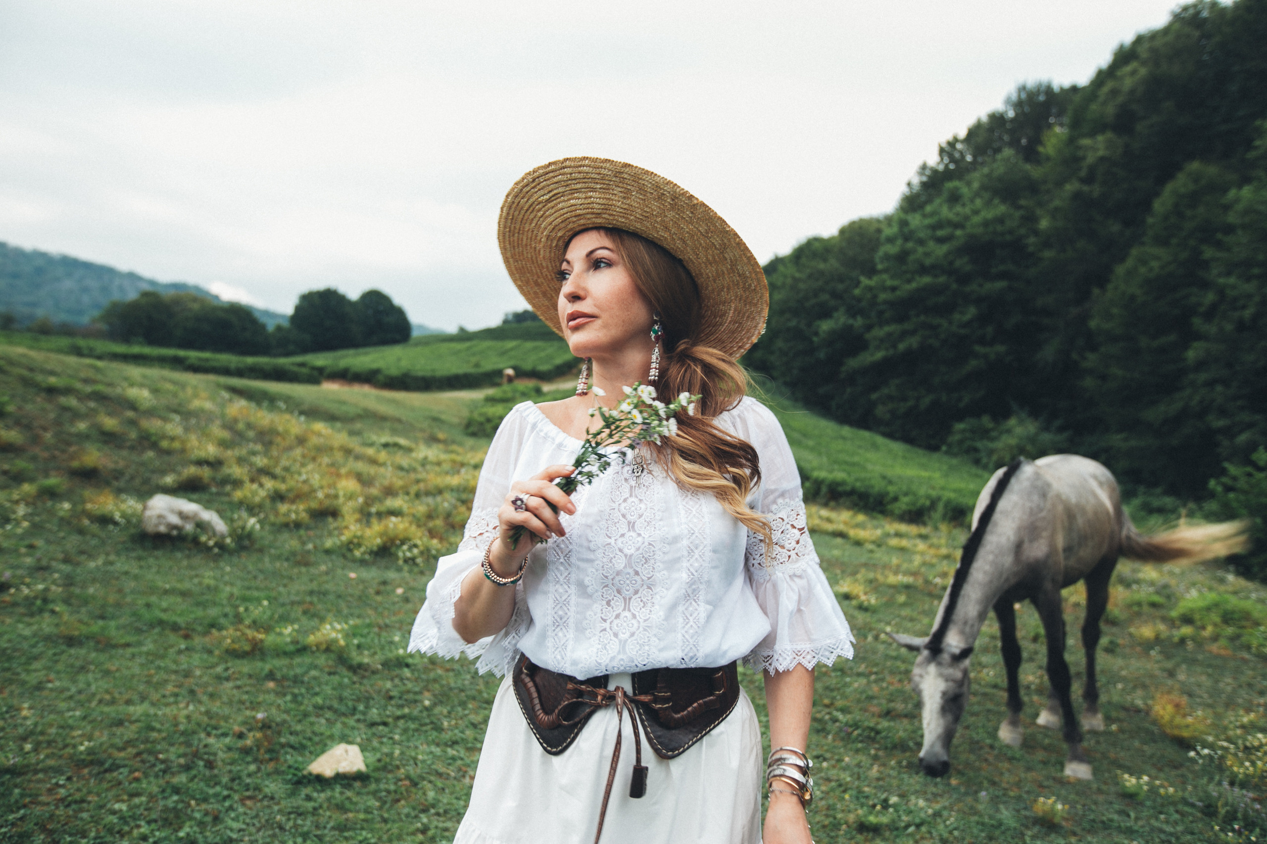 Съемка на чайных плантациях на Мацесте в сочи. Фотограф Галина Скорик