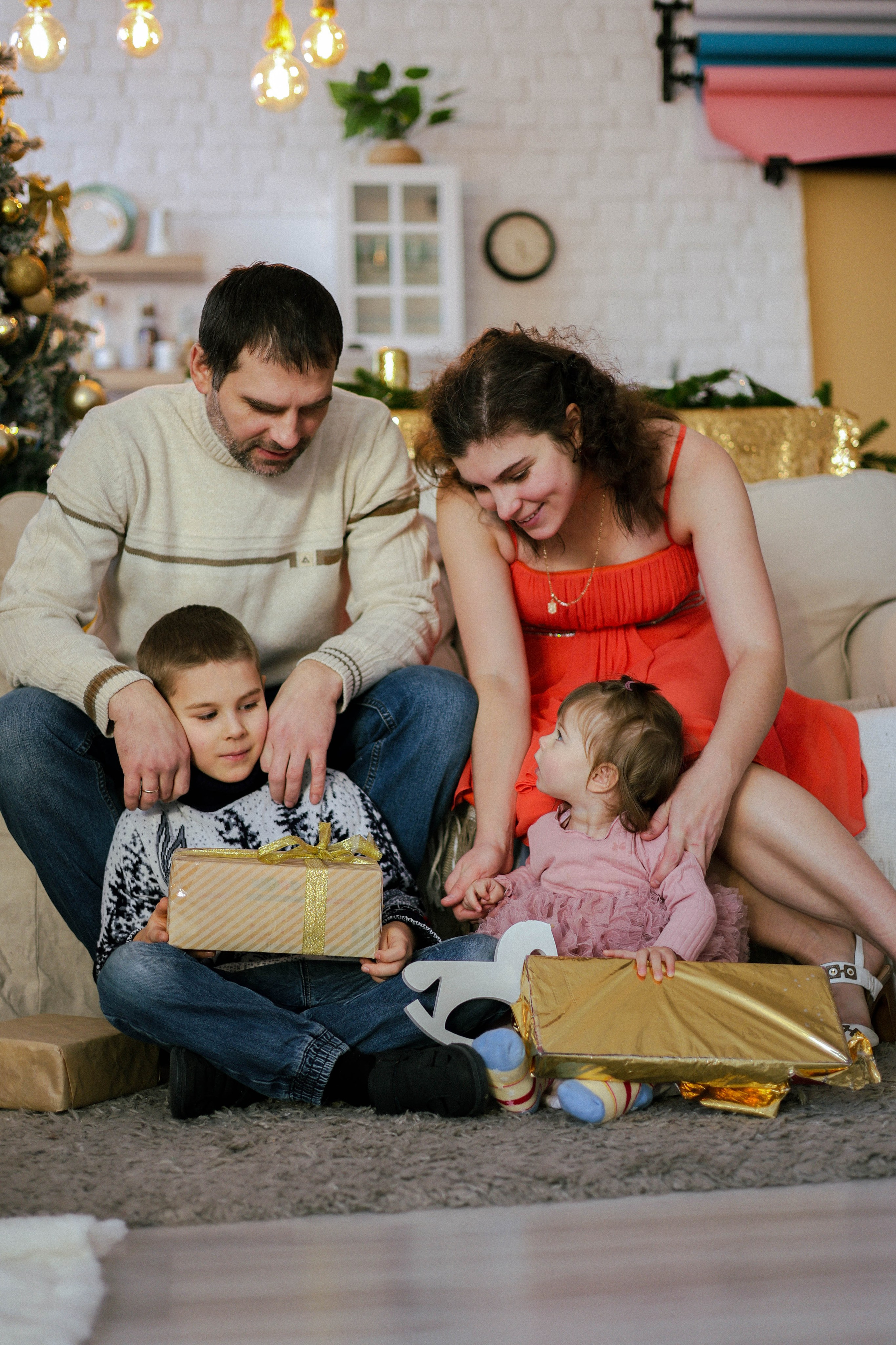 Новогодняя история «Нелля и ее семья». Фотограф в Москве Анастасия Калинина