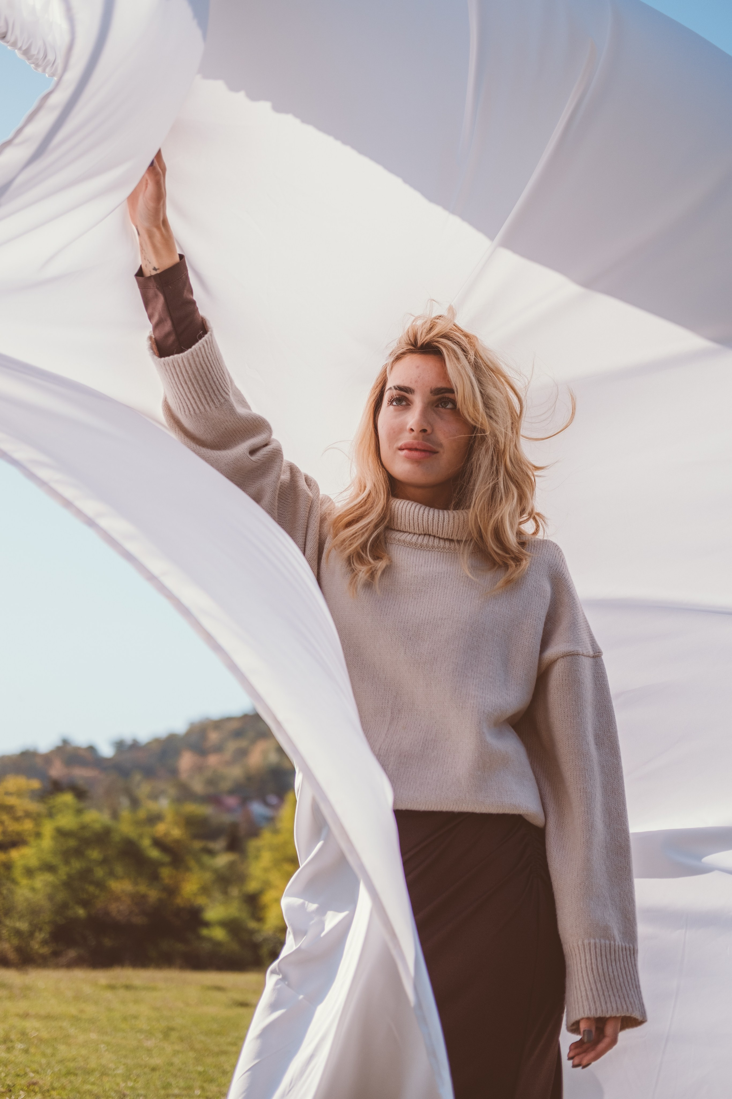 Съёмка с лошадьми, в поле. Фотограф в Иркутске Анна Мирошникова