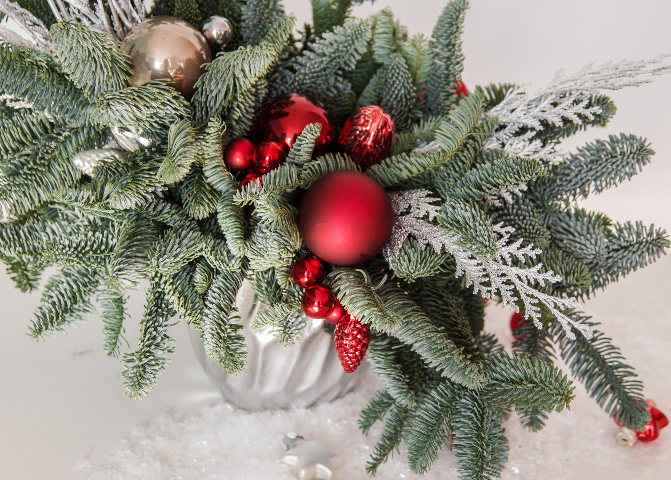 Новогодние композиции. Ксения Почтарь. Декоратор и флорист, город Владивосток