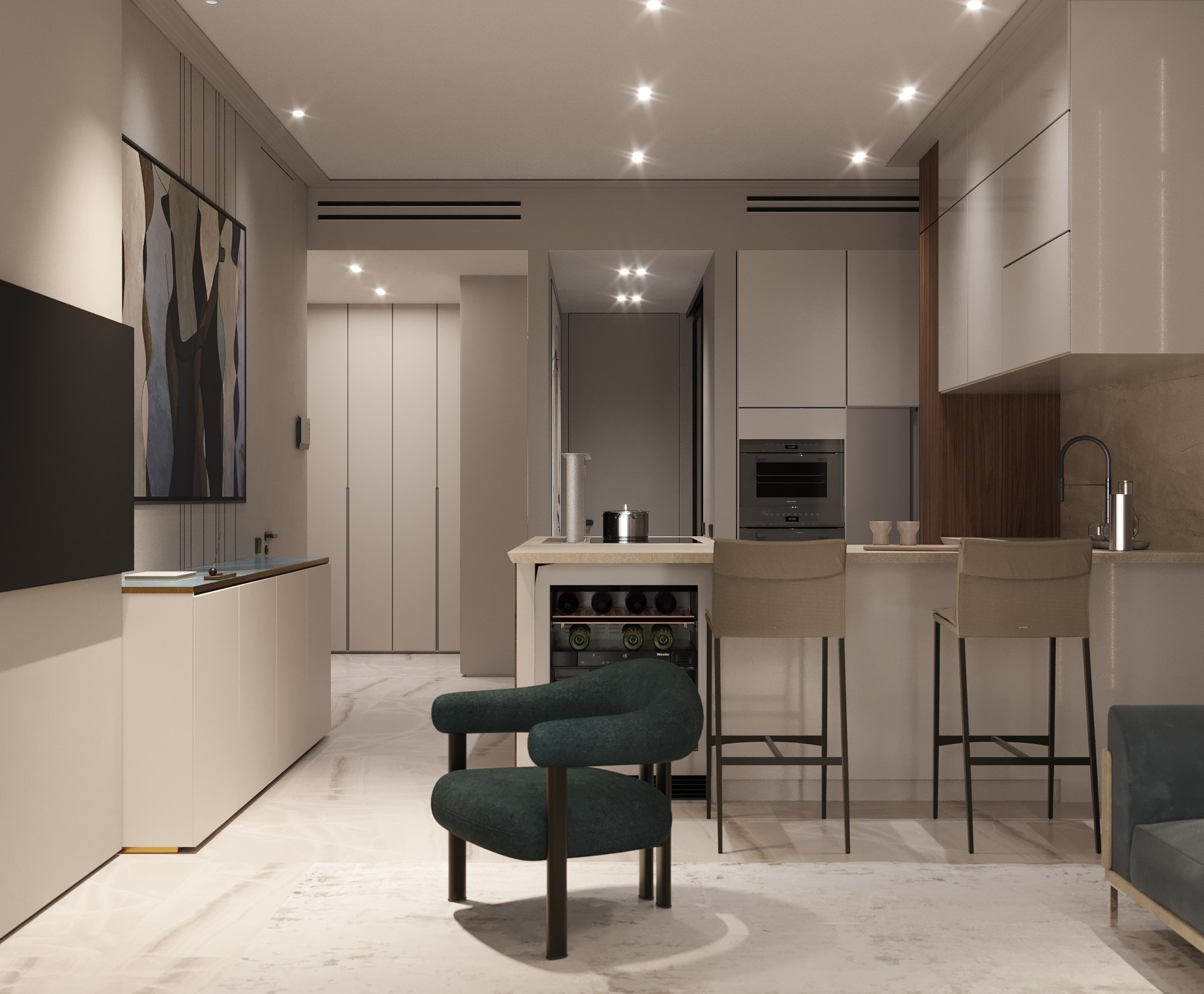 Beregovoy. Алла Нечаева|Интерьерная визуализация